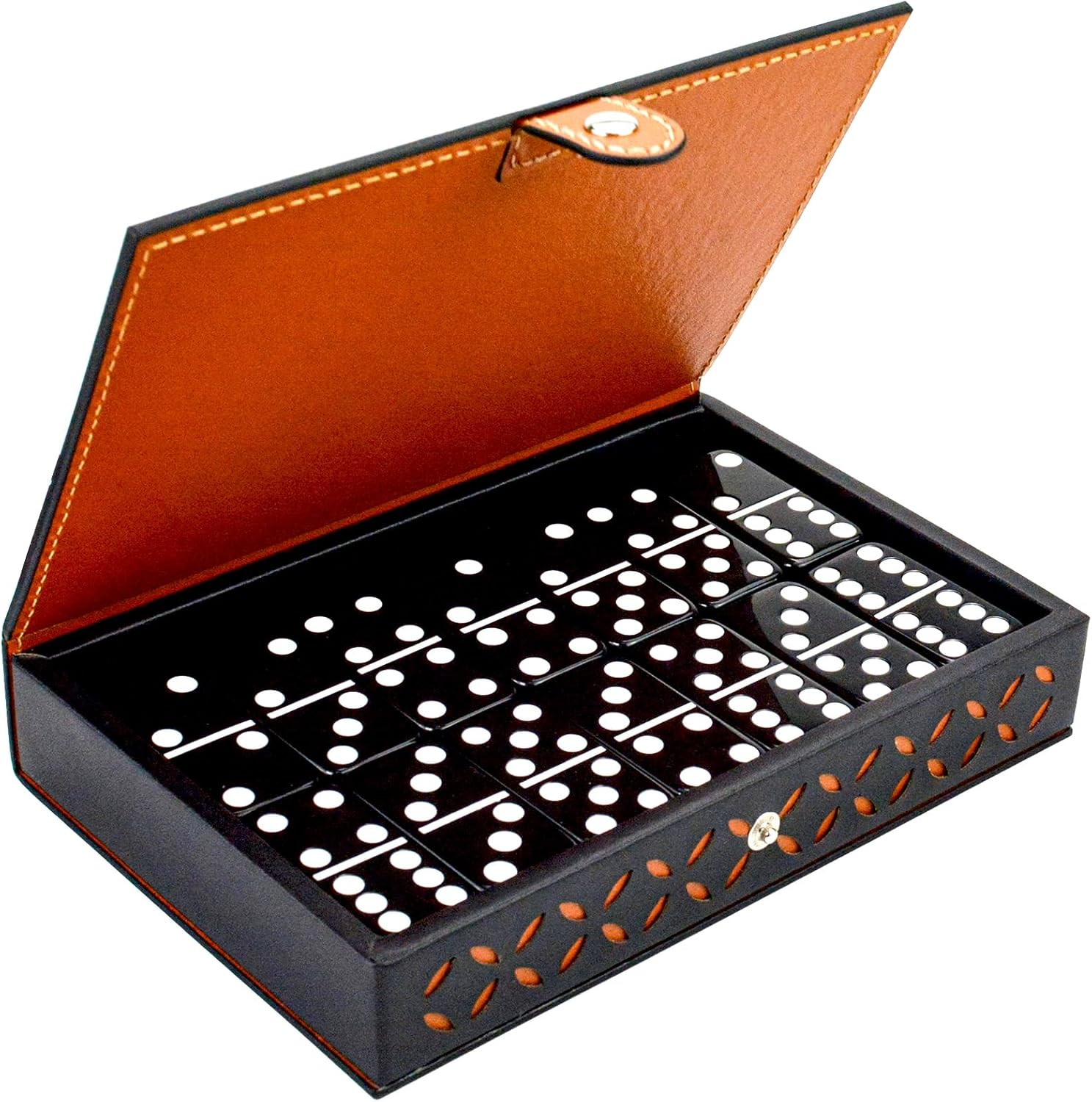 Dominos Set for Adults and Kids – Double 6 Domino Set – Dominoes Set for Kids an