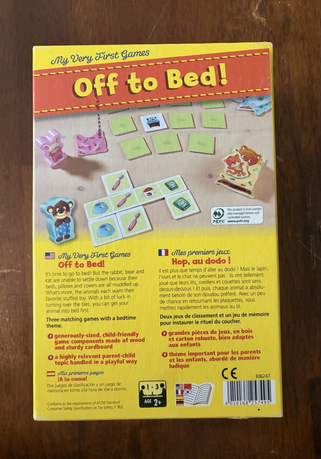 HABA My Very First Games: Off to Bed Board Game – Germany- 100% Complete So Cute