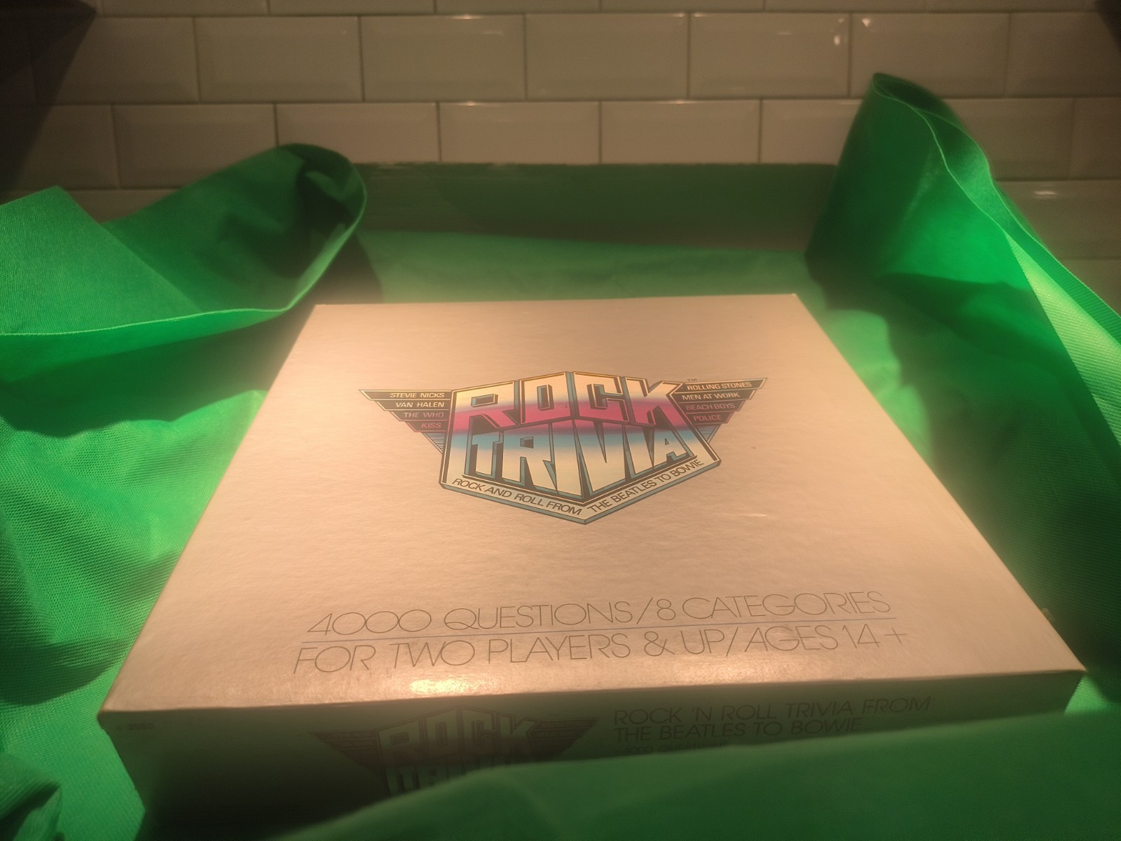 Vtg Rock Trivia Board Game Pressman 1984 Rock And Roll From The Beatles COMPLETE