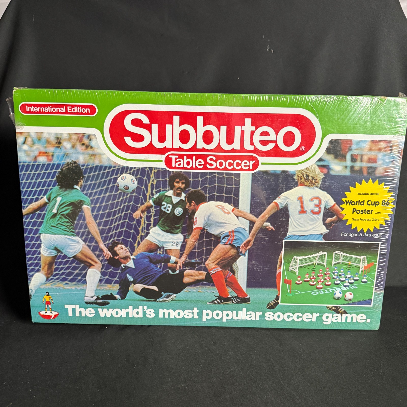 Vintage 1986 Subbuteo Table Soccer International Edition World Cup 86 Sealed