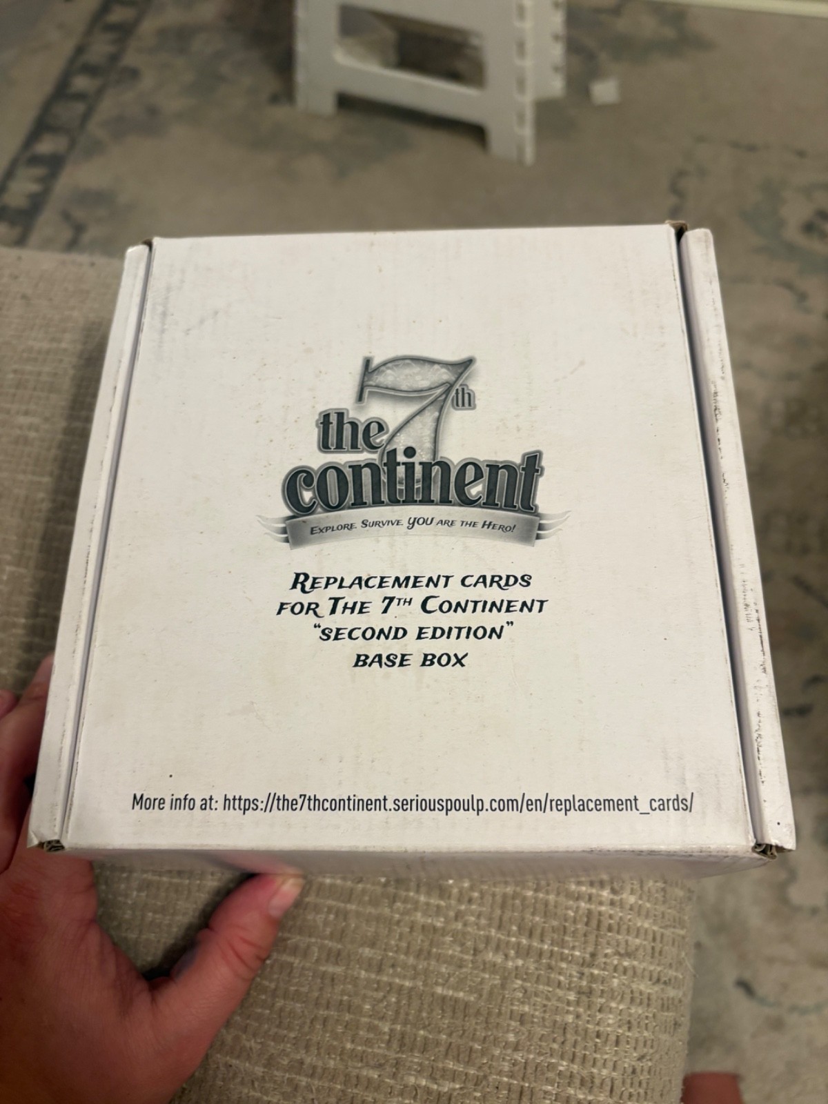 The 7th Continent Replacement Cards 2nd Edition Base Box