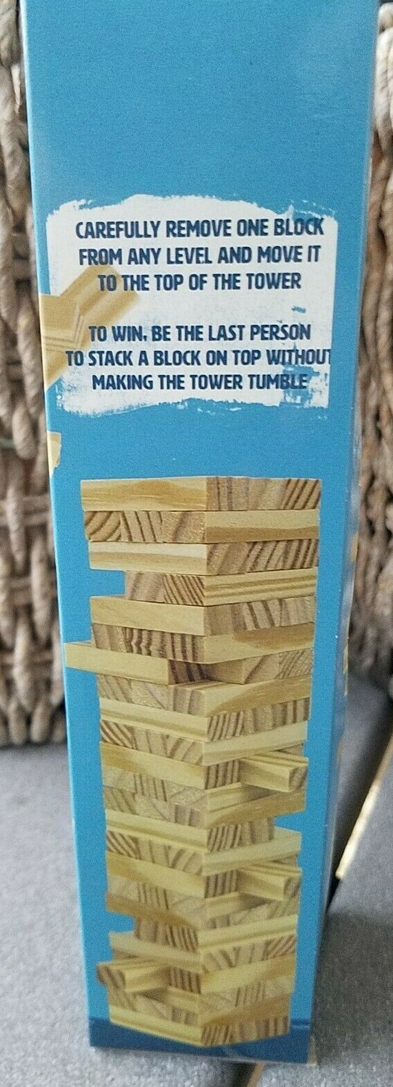 72 PCS SET Tumbling Tower Game Wooden Stacking Blocks DOUBLE the Qty & Fun