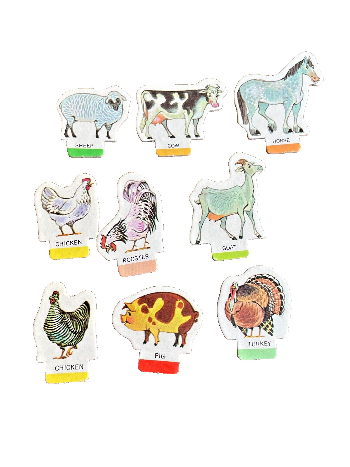 1965 MacDonald’s Farm Game by Selchow & Righter 9 Replacement Animals
