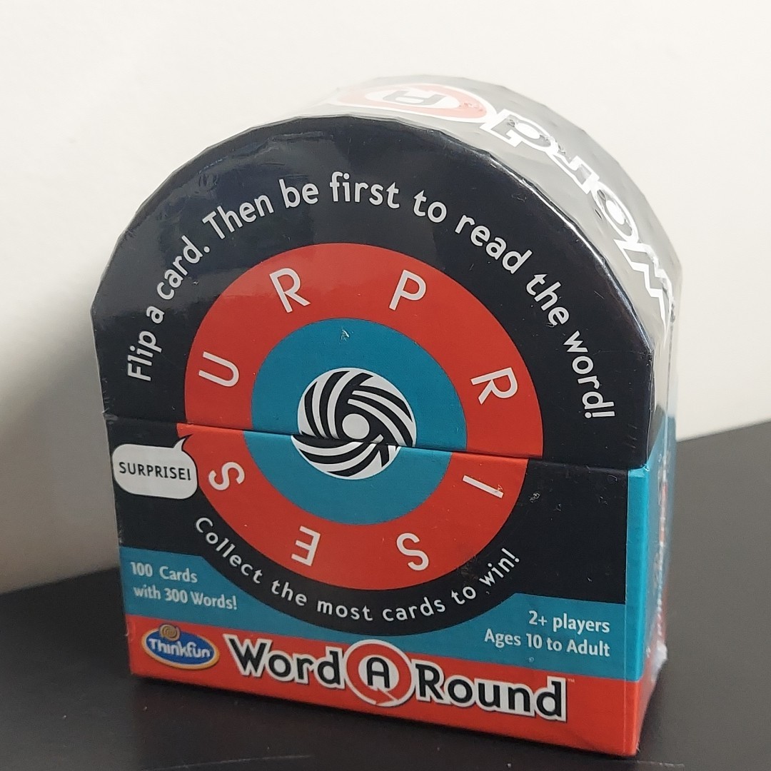 Word A Round: Race To Unravel The Word! Fast-Paced Card Game – Thinkfun 2012 NEW