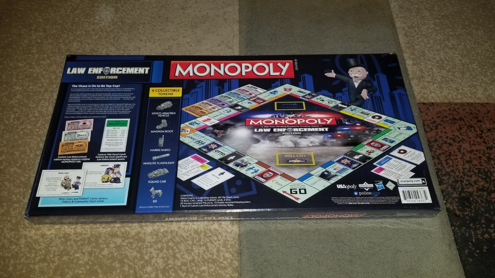 Monopoly Law Enforcement Edition Board Game Brand New, Factory Sealed, Perfect!