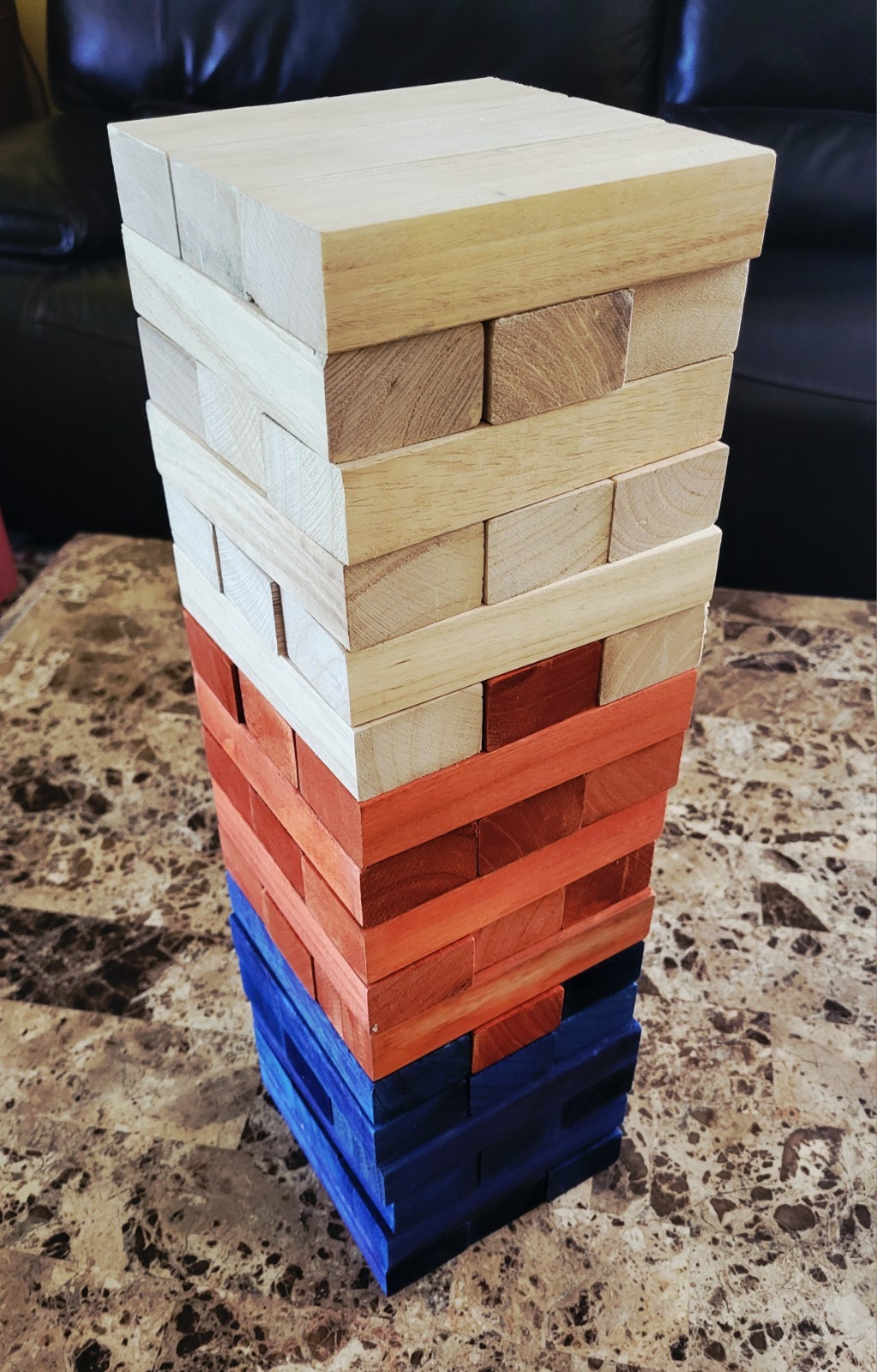 Outdoor Games Giant Stacking Tower Game (Stacks to 3 Feet) Jumbo Tumbling