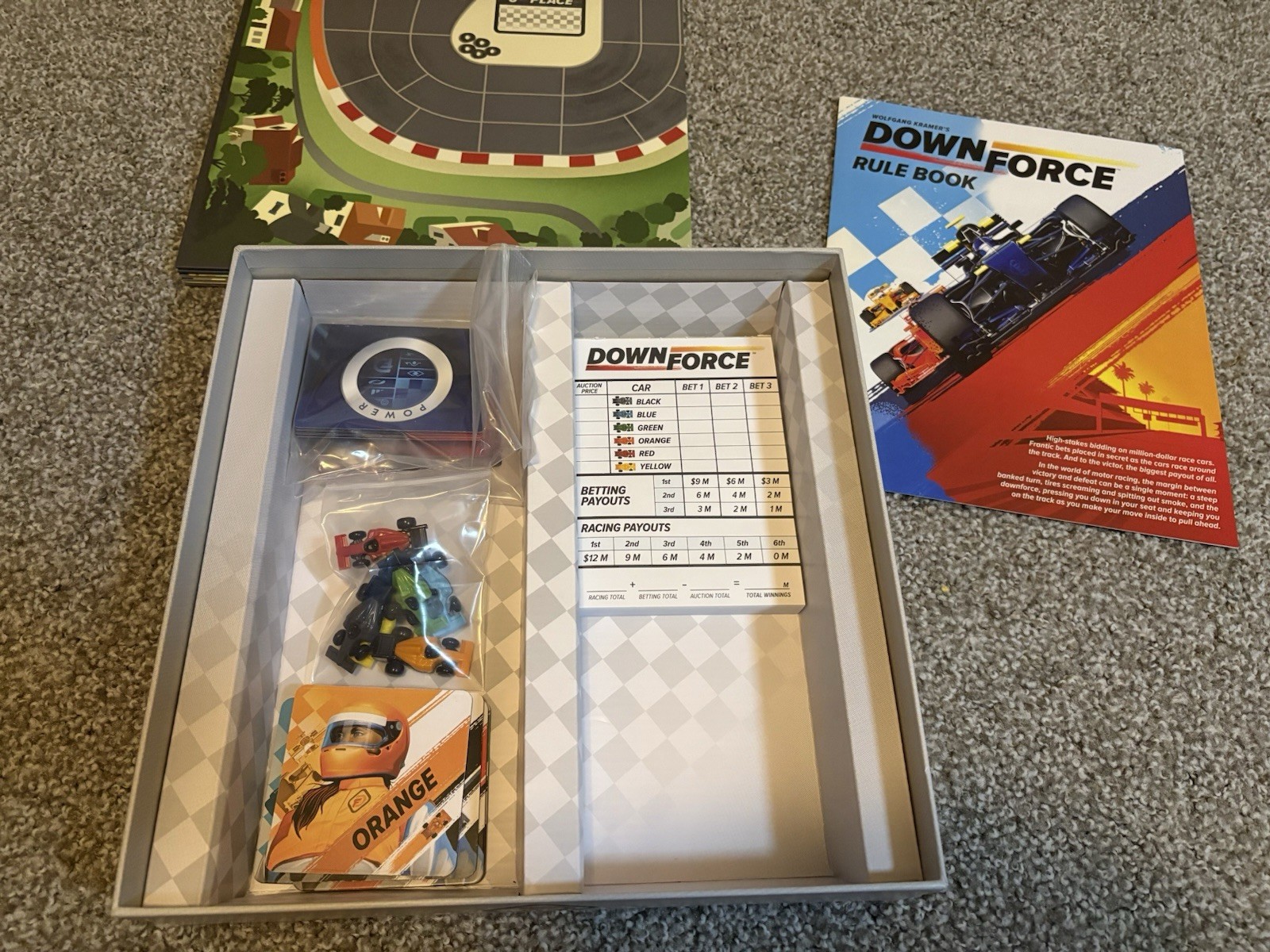 Restoration Games Wolfgang Kramer’s Downforce Board Game