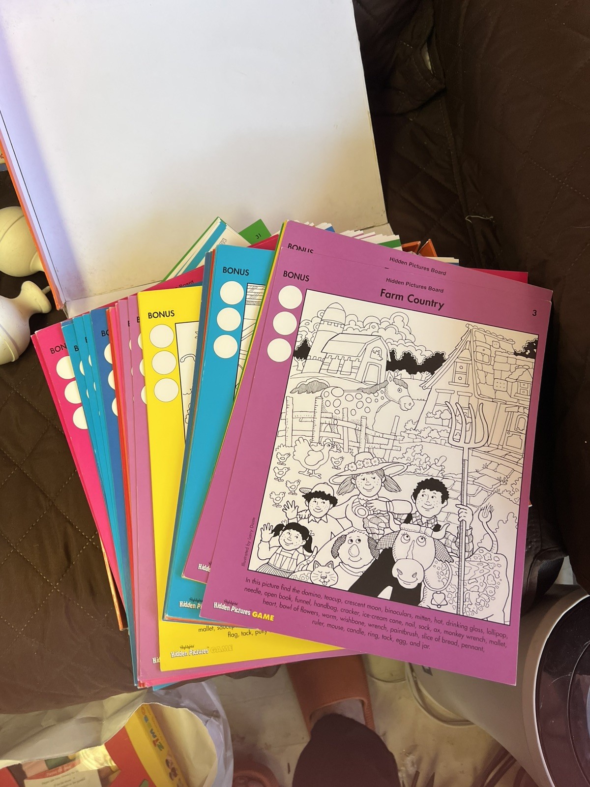 Highlights Hidden Pictures Family Childrens Board Game Almost Complete