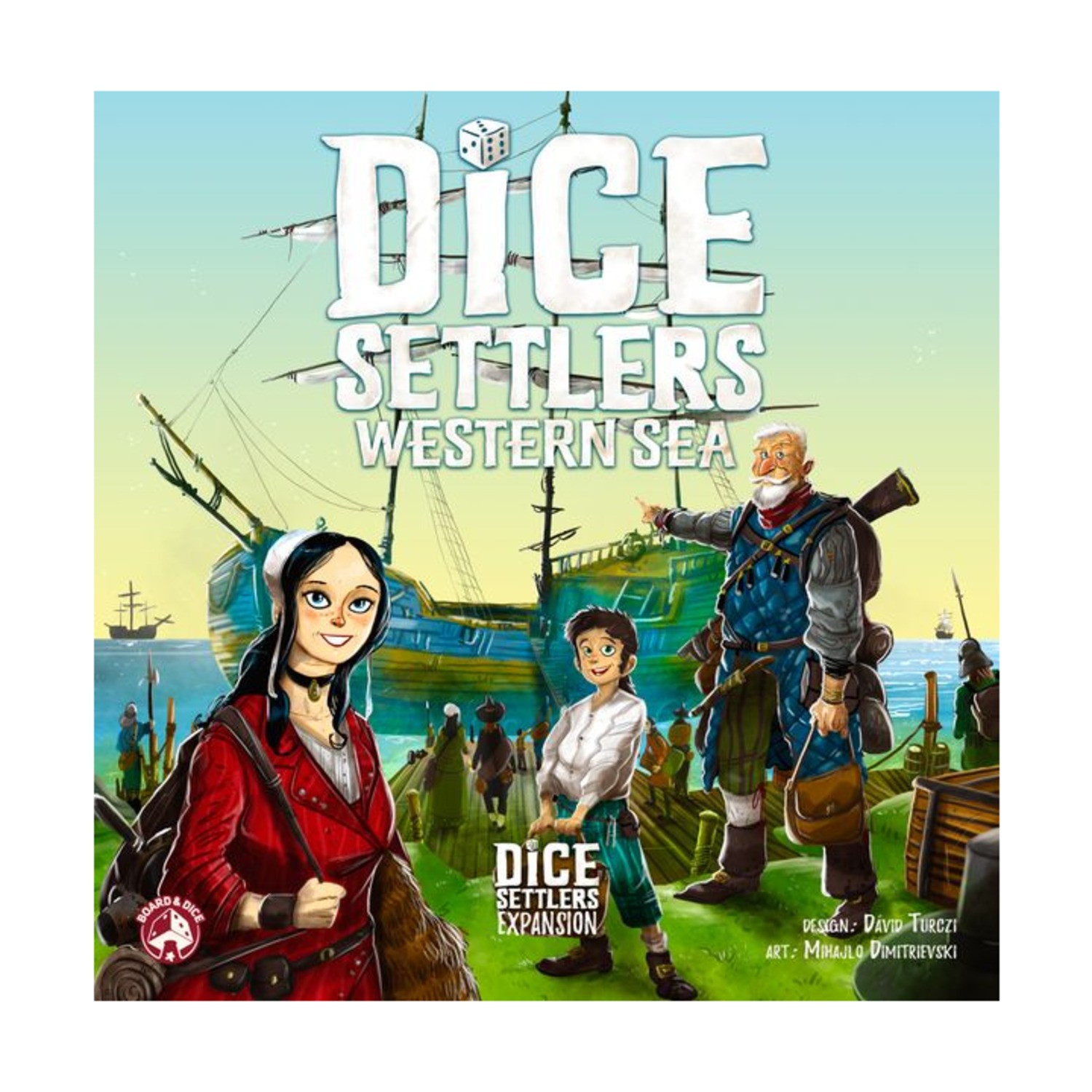 NSKN Dice Settlers Dice Settlers – Western Sea Expansion Box SW (New)