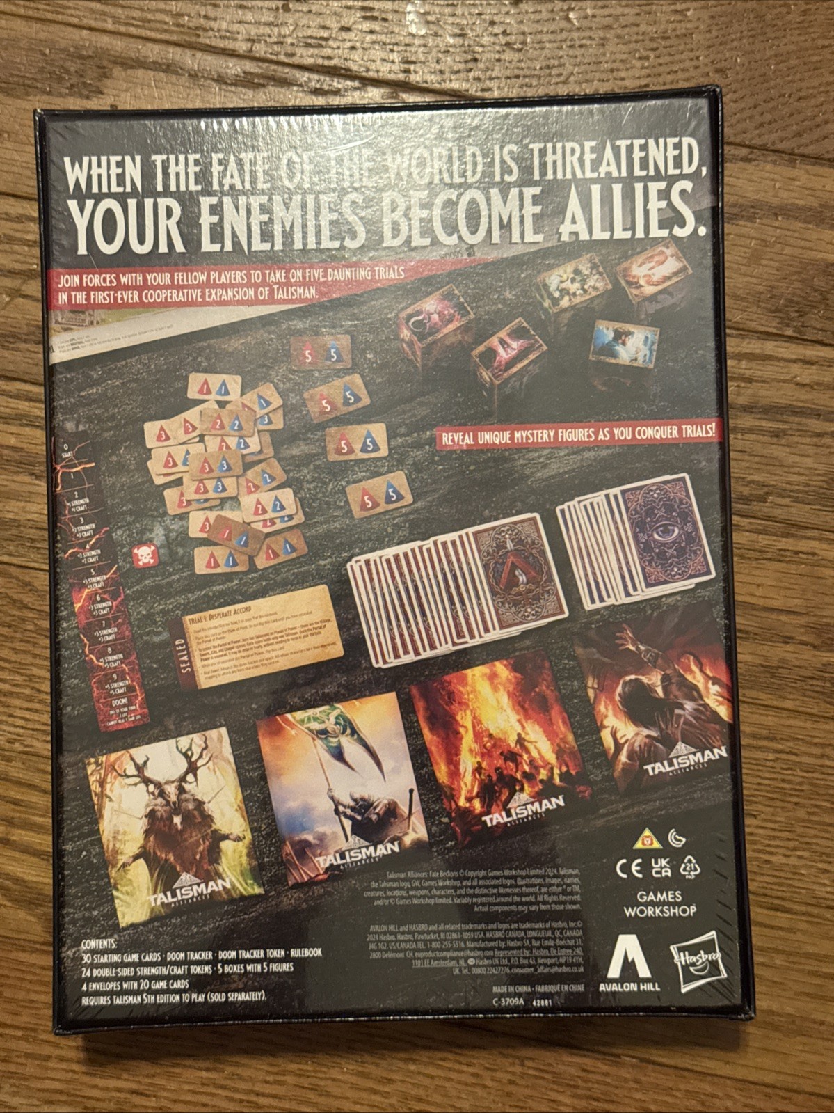 Hasbro Gaming Talisman Alliances: Fate Beckons Board Game Expansion Strategy NEW