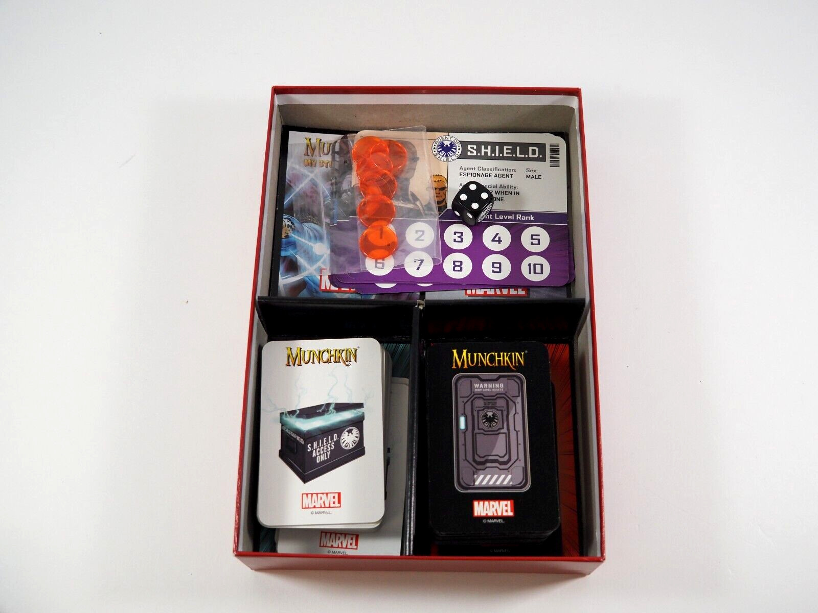 Marvel Munchkin Card Game (Steve Jackson Games, Spiderman, Thor) Complete In Box