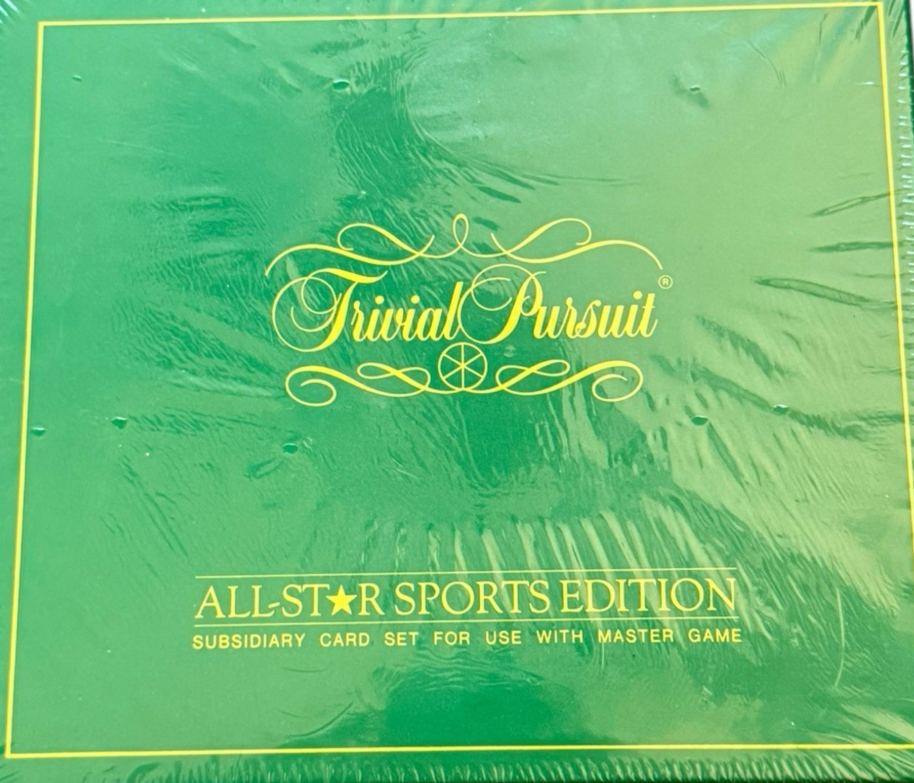 All Star Trivial Pursuit Sport Edition Game Card Sub. Set Vintage 80s NEW SEALED