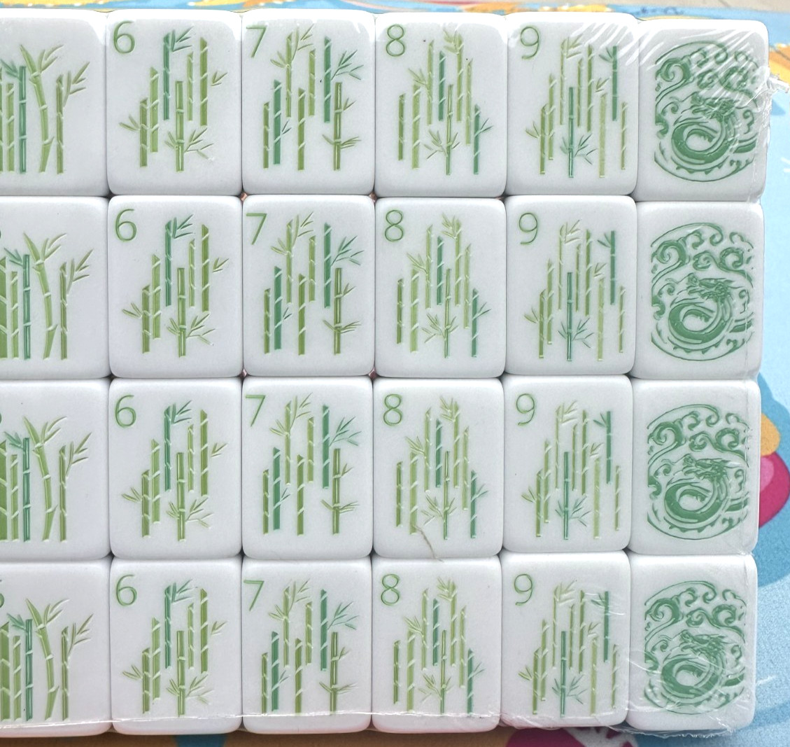 LIM0NCELLO 4 Layer Acrylic Mahjong Tiles Full American Set 160 Tiles US SELLER!