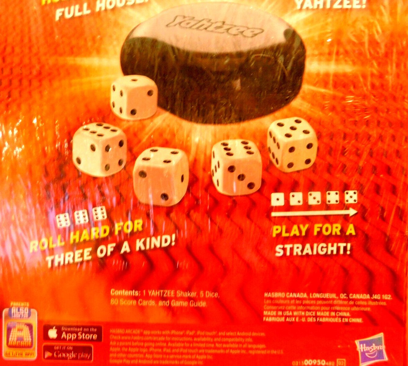 Hasbro Gaming~Yahtzee Dice Game Sealed NEW!!