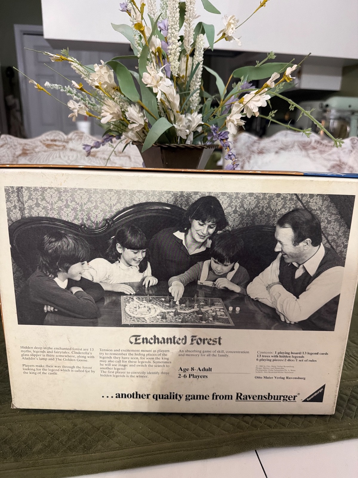Vintage Enchanted Forest Board Game Ravensburger 1982 First Edition Complete