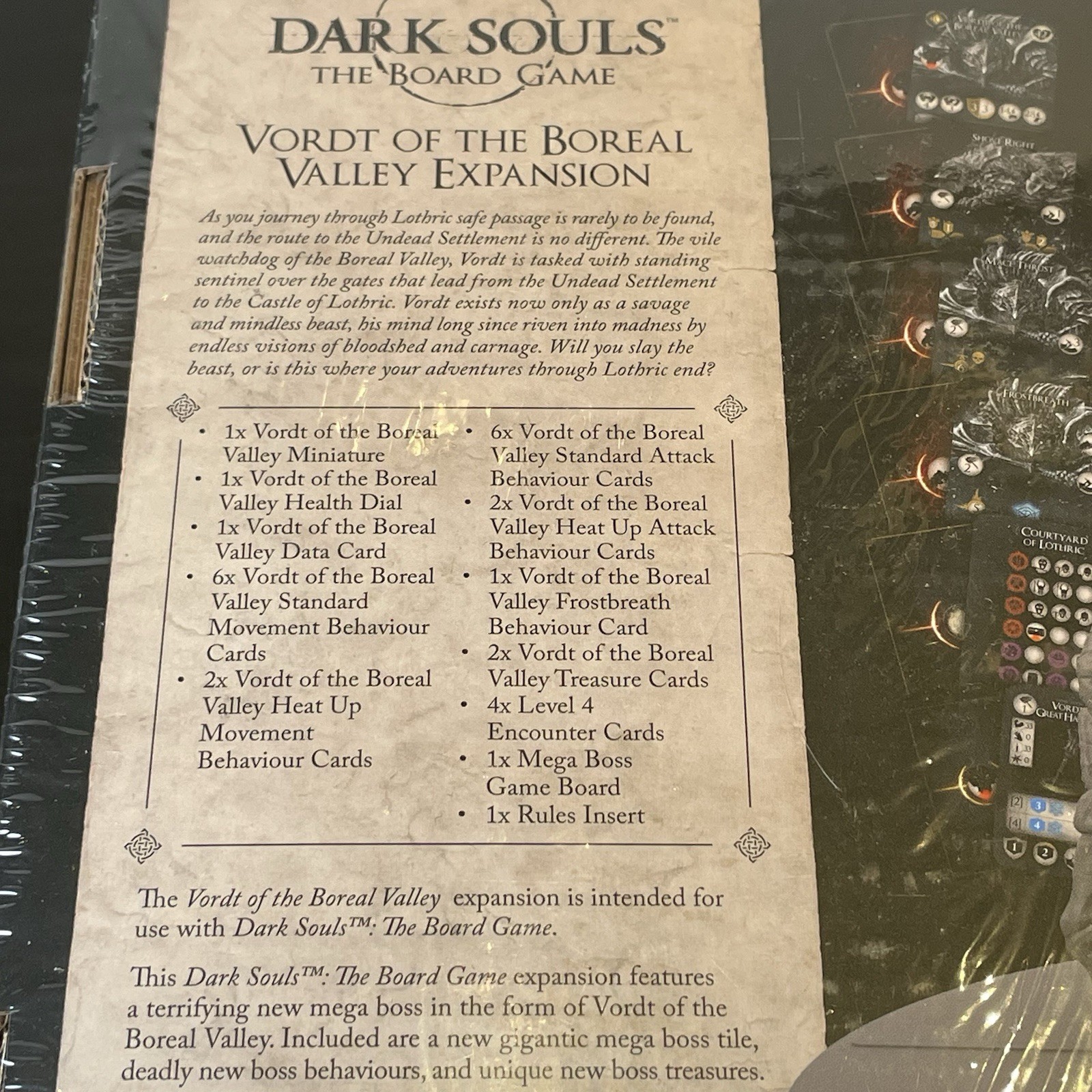 Dark Souls The Board Game Vordt of the Boreal Valley Boss Expansion Steamforged