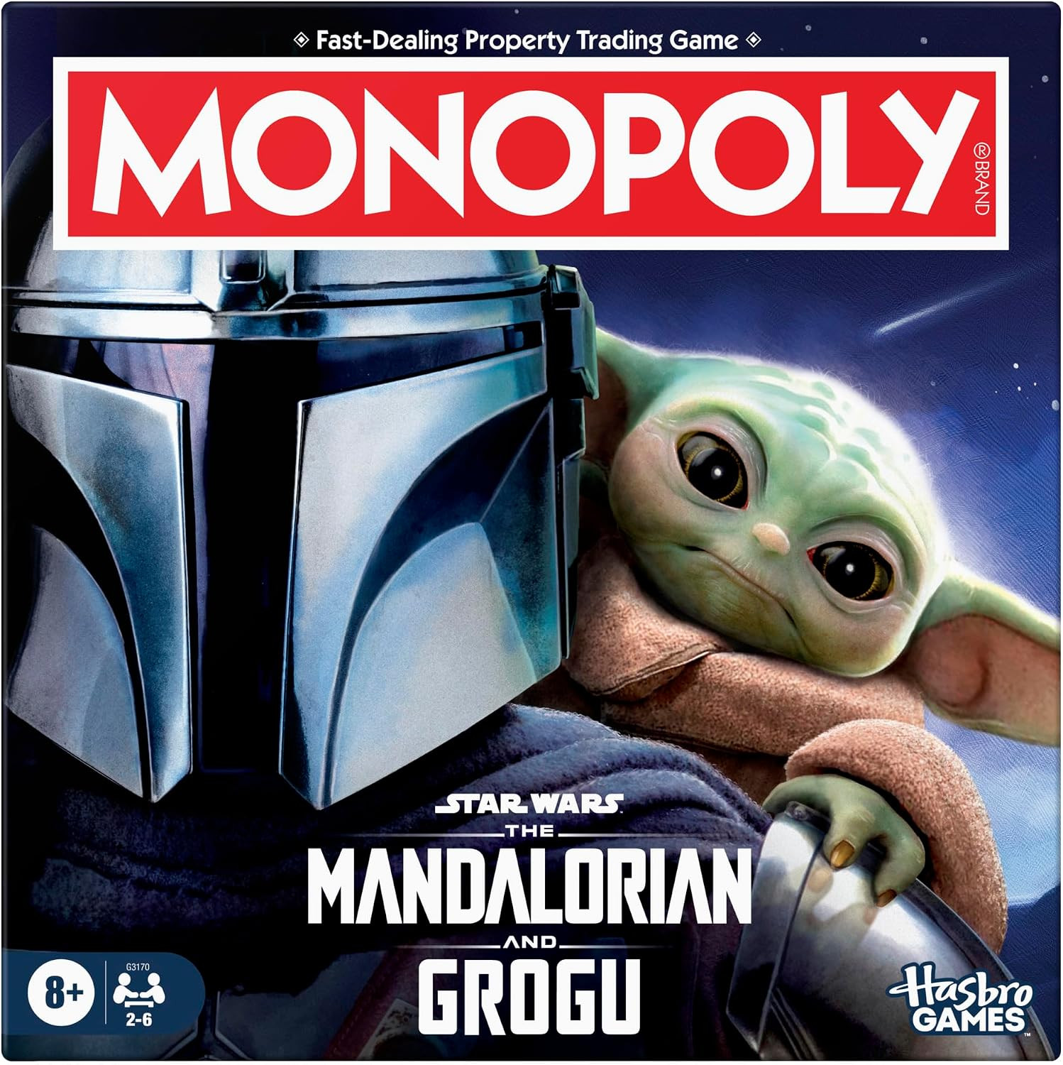 Monopoly Star Wars The Mandalorian and Grogu Edition Board Game 2-6 Players New