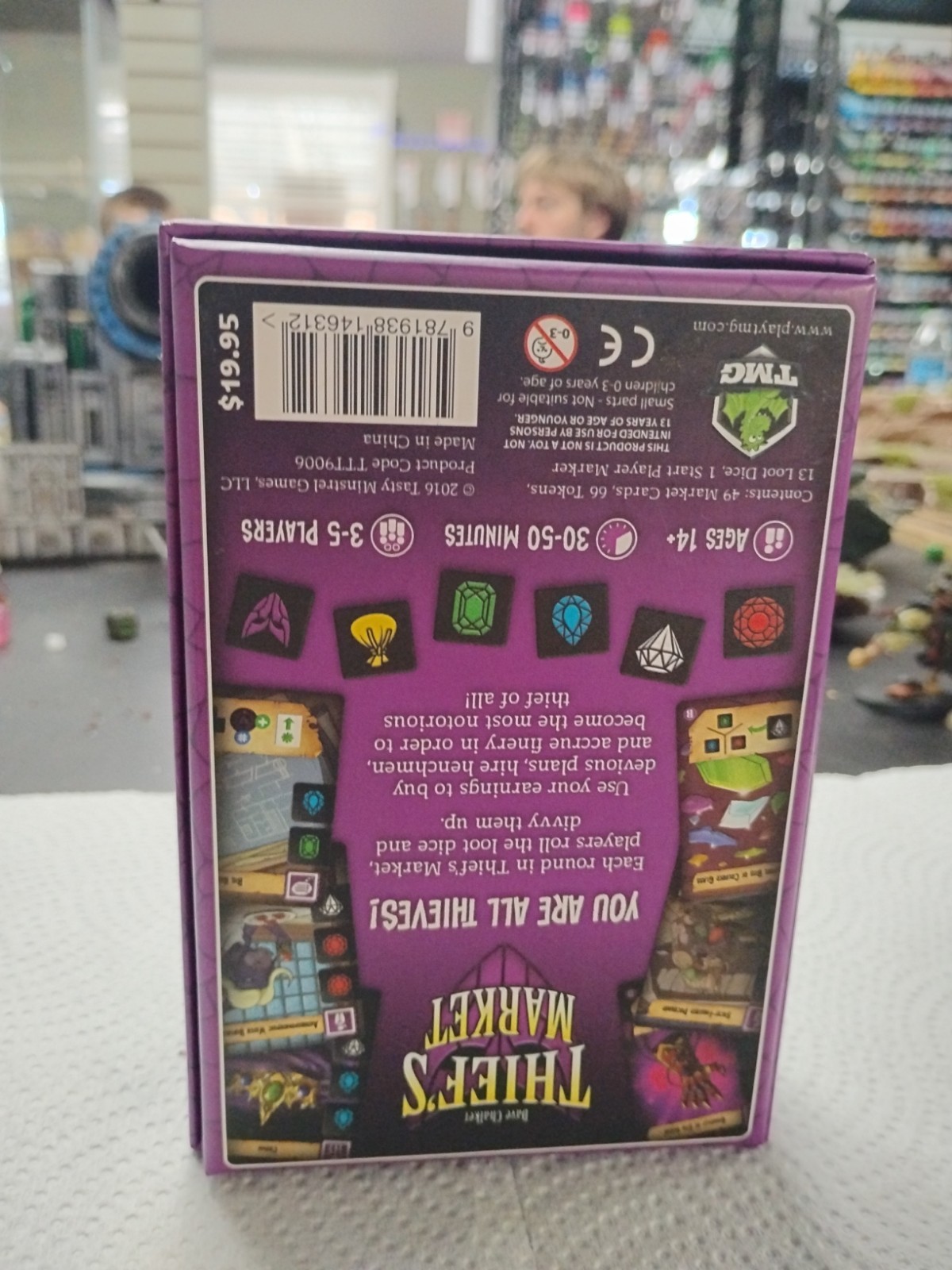 2016 Tasty Minstrel Games THIEF’S MARKET Game For 3-5 Players Ages 14+ NEW