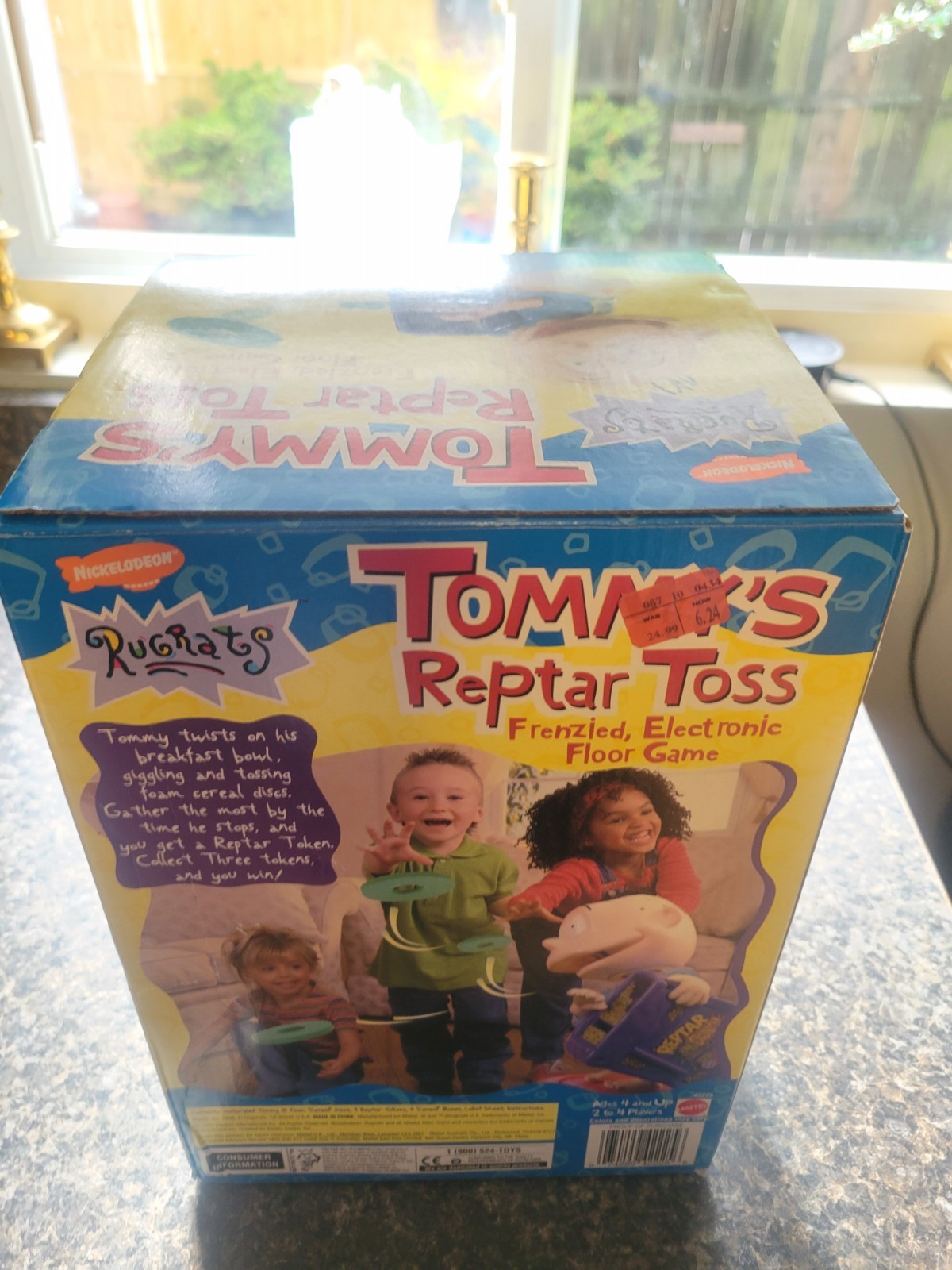 Vintage Rugrats Tommy’s Reptar Toss Electronic Game Ages 4+ 2-4 Players