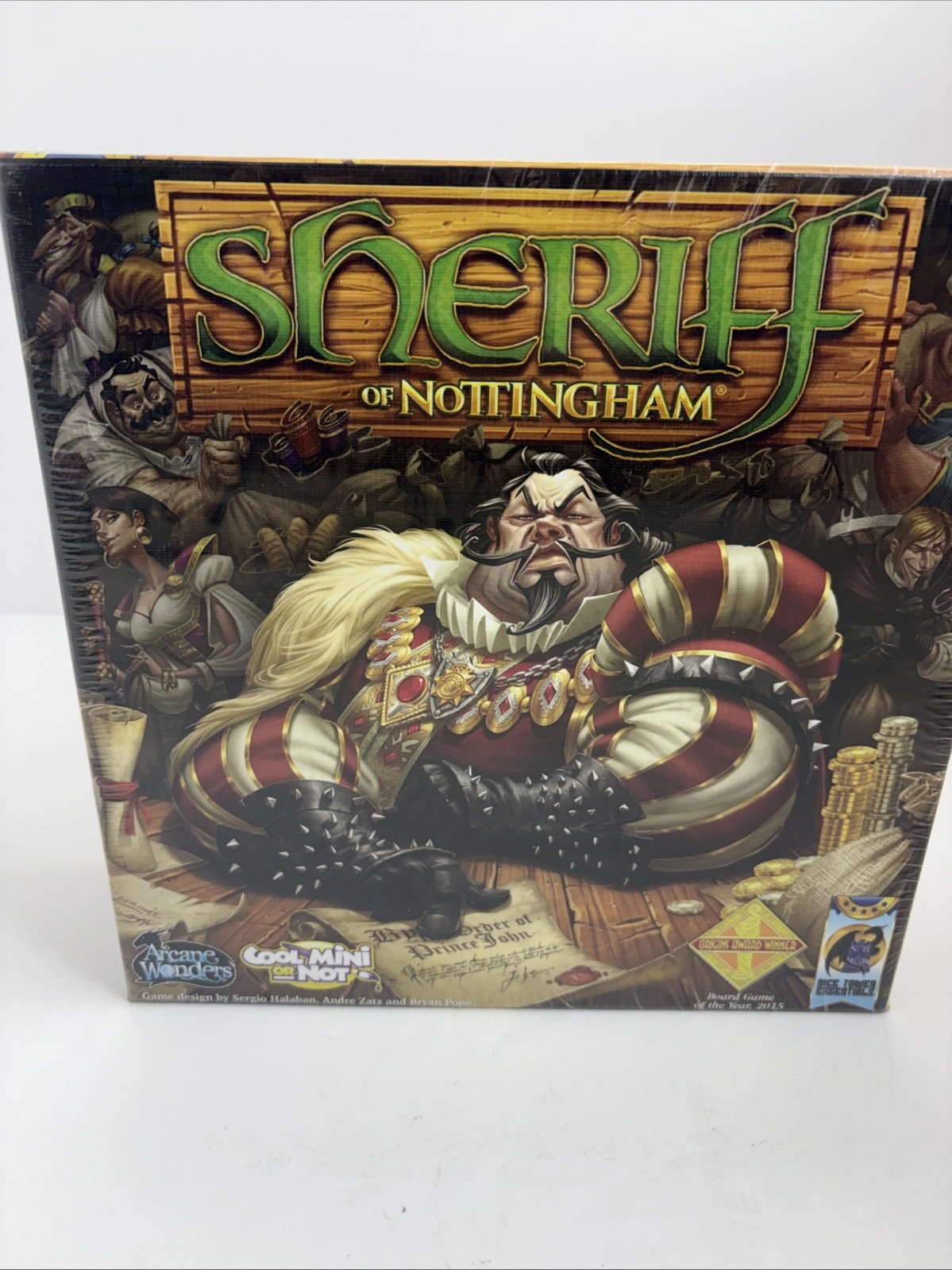 Sheriff of Nottingham Board Game Complete Arcane Wonders Edition Sealed NEW