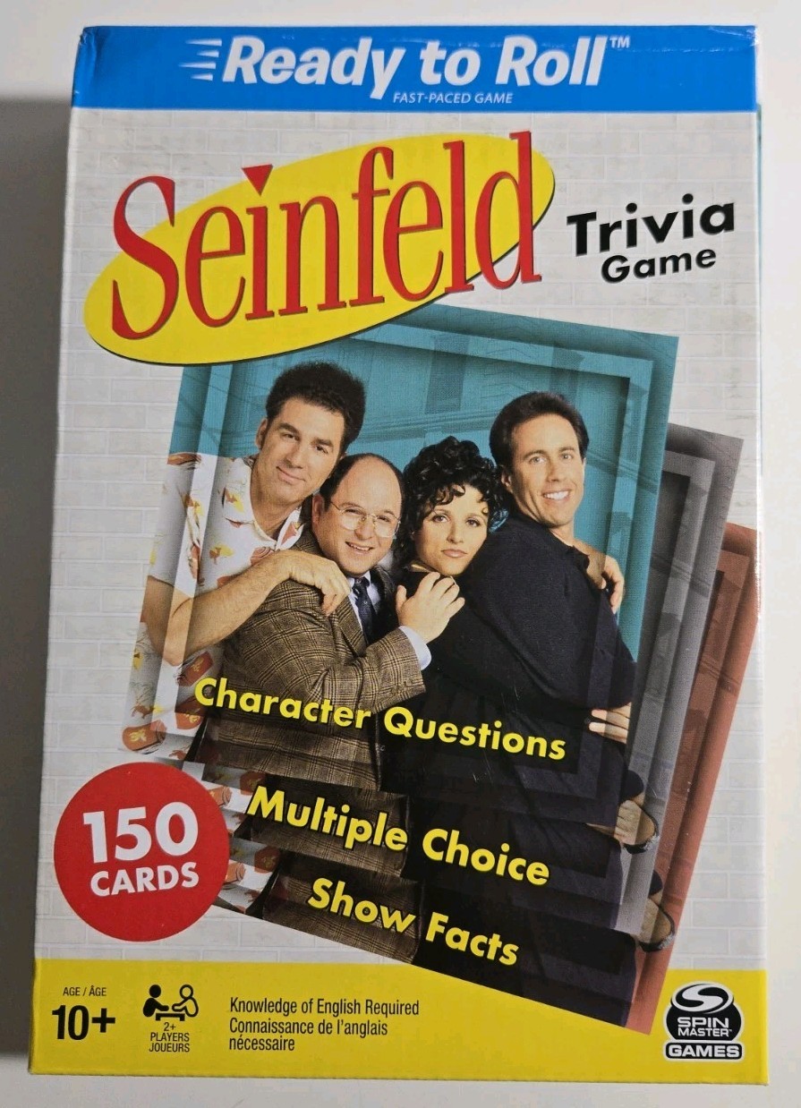 SEINFELD TRIVIA GAME Ready To Roll NEW 2021 Trivia Game Pop Culture 90’s