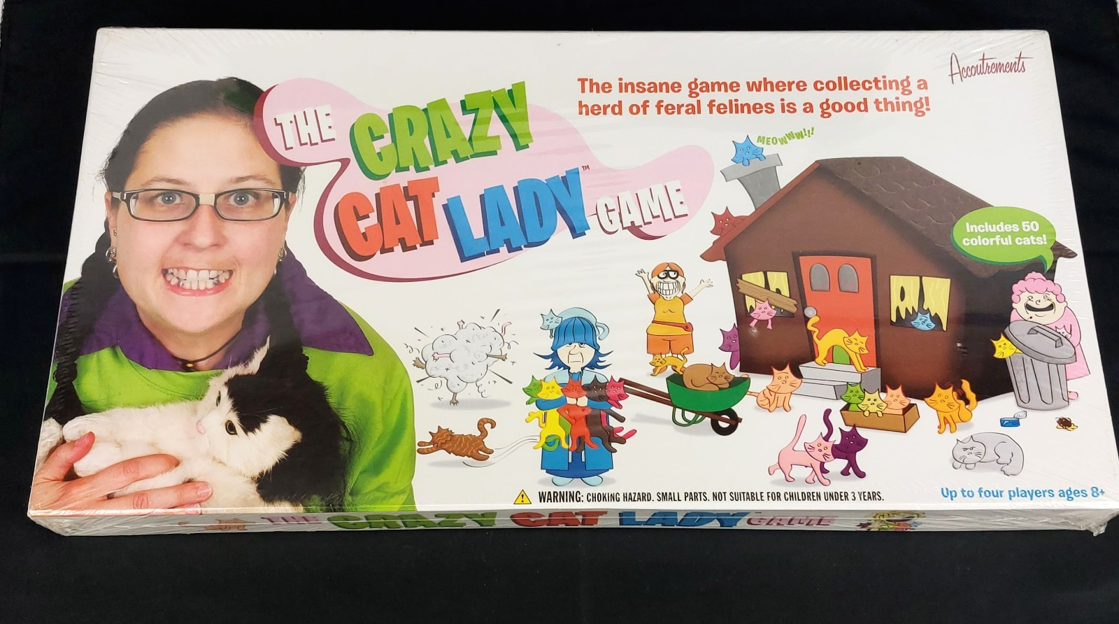 The Crazy Cat Lady Game Sealed Board Game Accoutrements 2008 Rare Cats