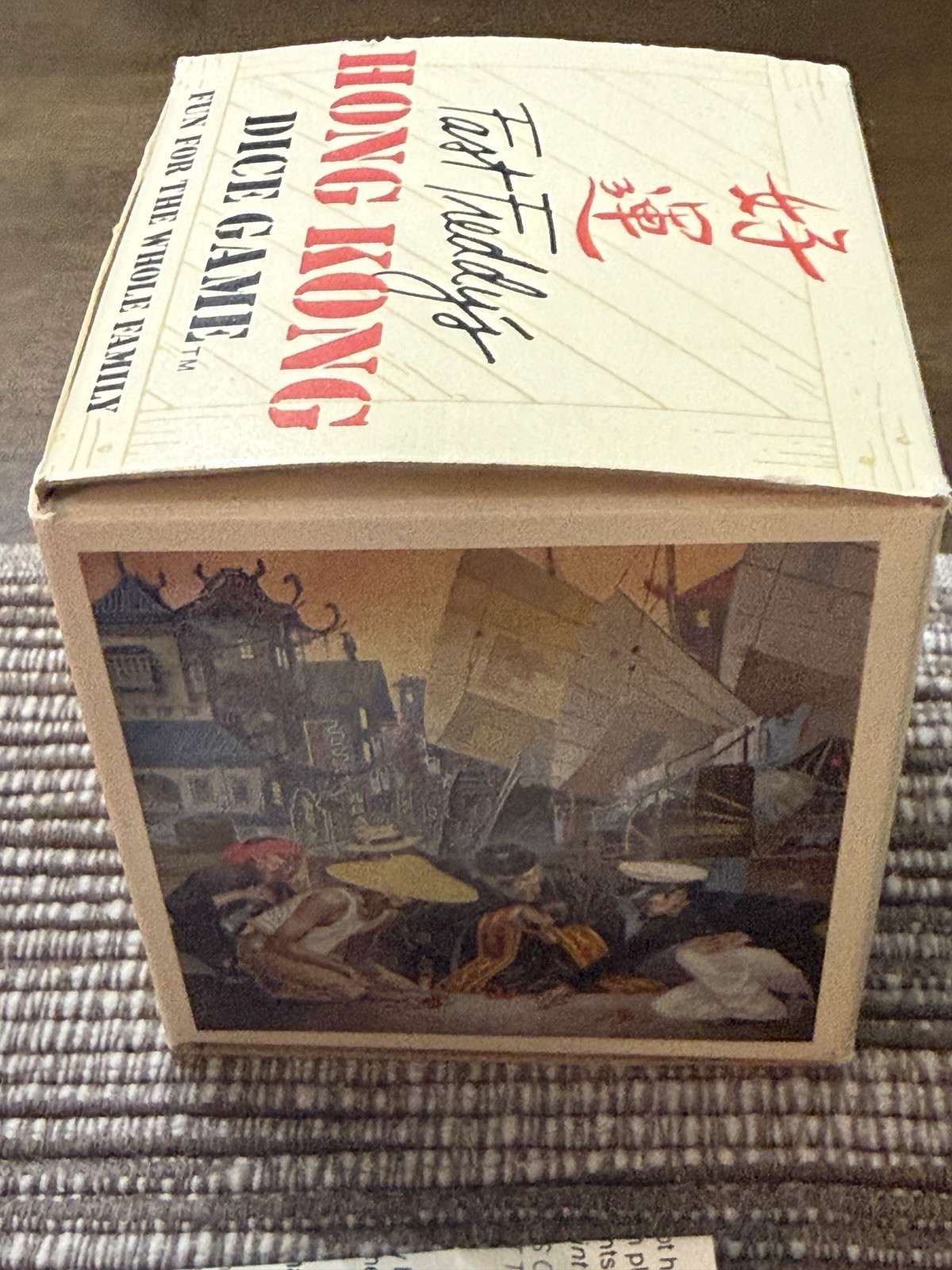 Jax Dice Game Fast Freddy’s Hong Kong 1983 in Original Box Instructions Vintage