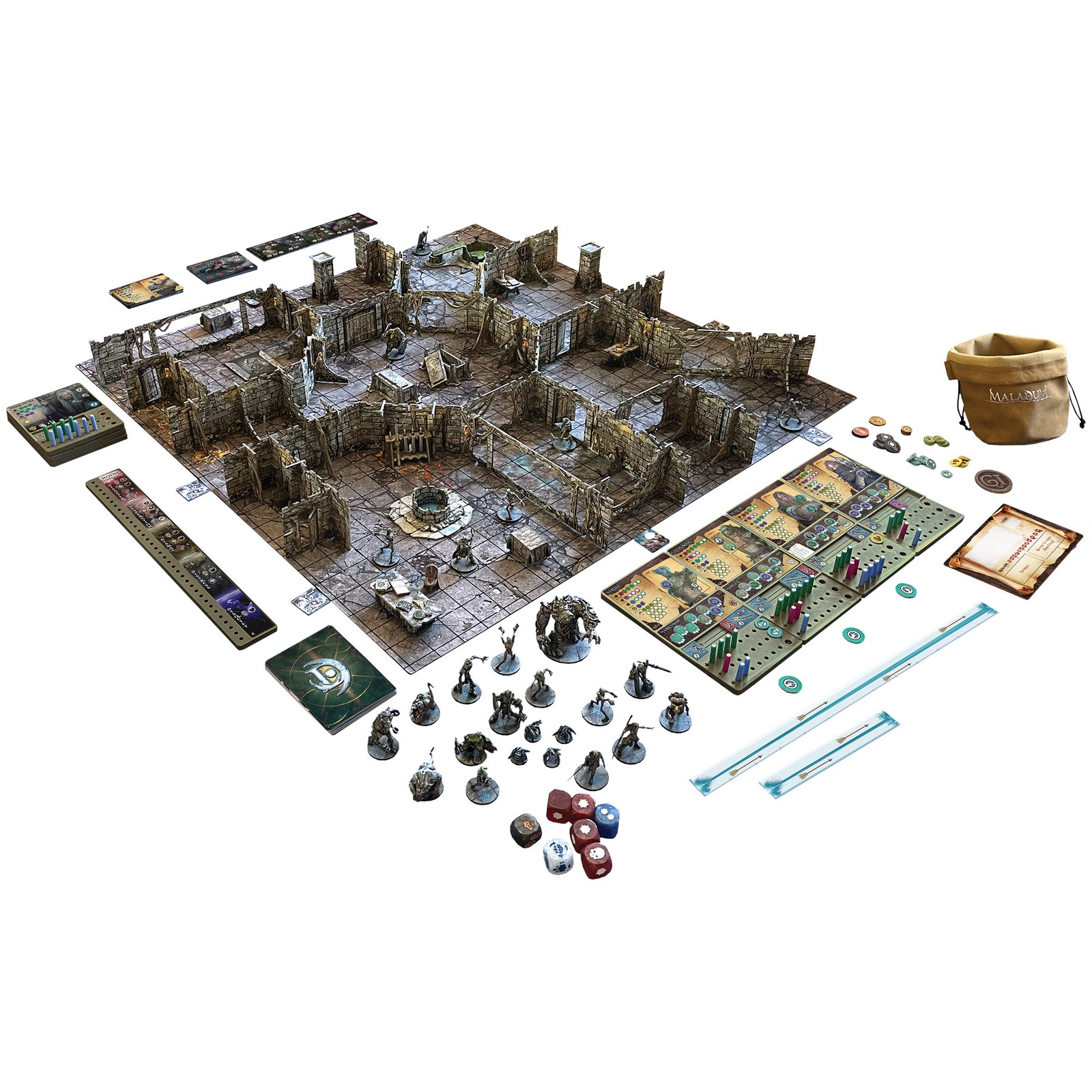 Maladum Dungeons of Enveron Starter Set – Dungeon Crawler D&D DND HeroQuest THG