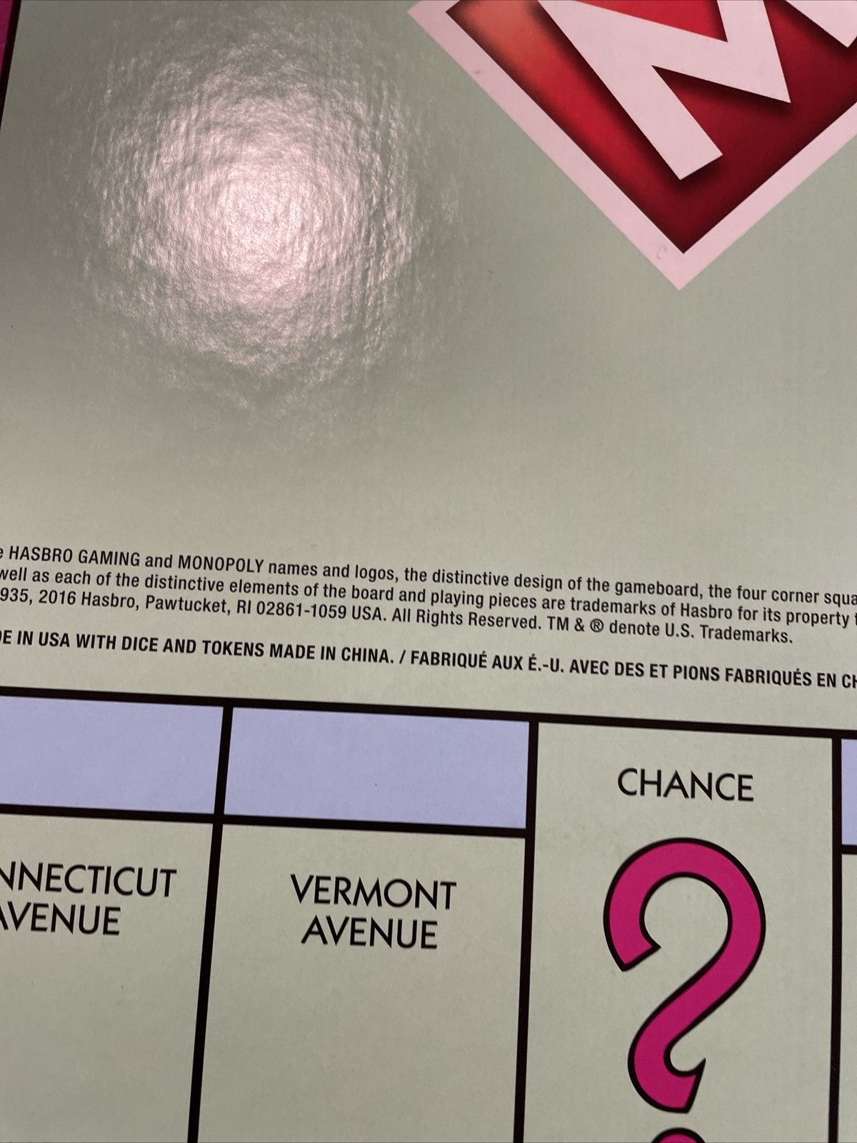 Monopoly Board Game Replacement Board & Instruction Manual Booklet Only