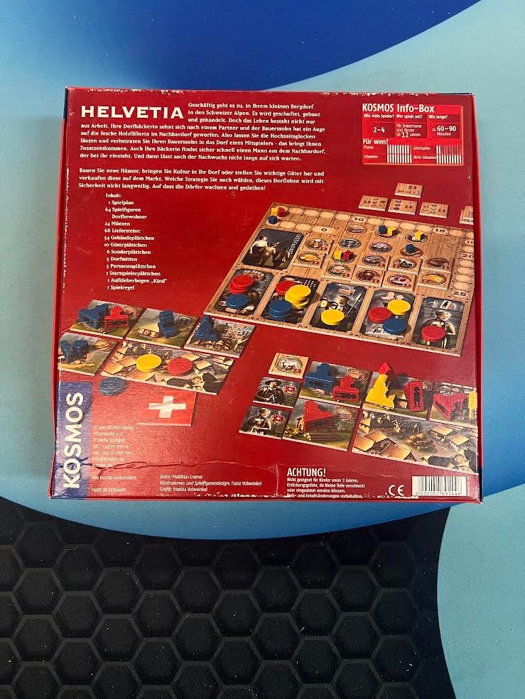 Helvetia Board Game German Edition w/ English Printed Rules – Kosmos