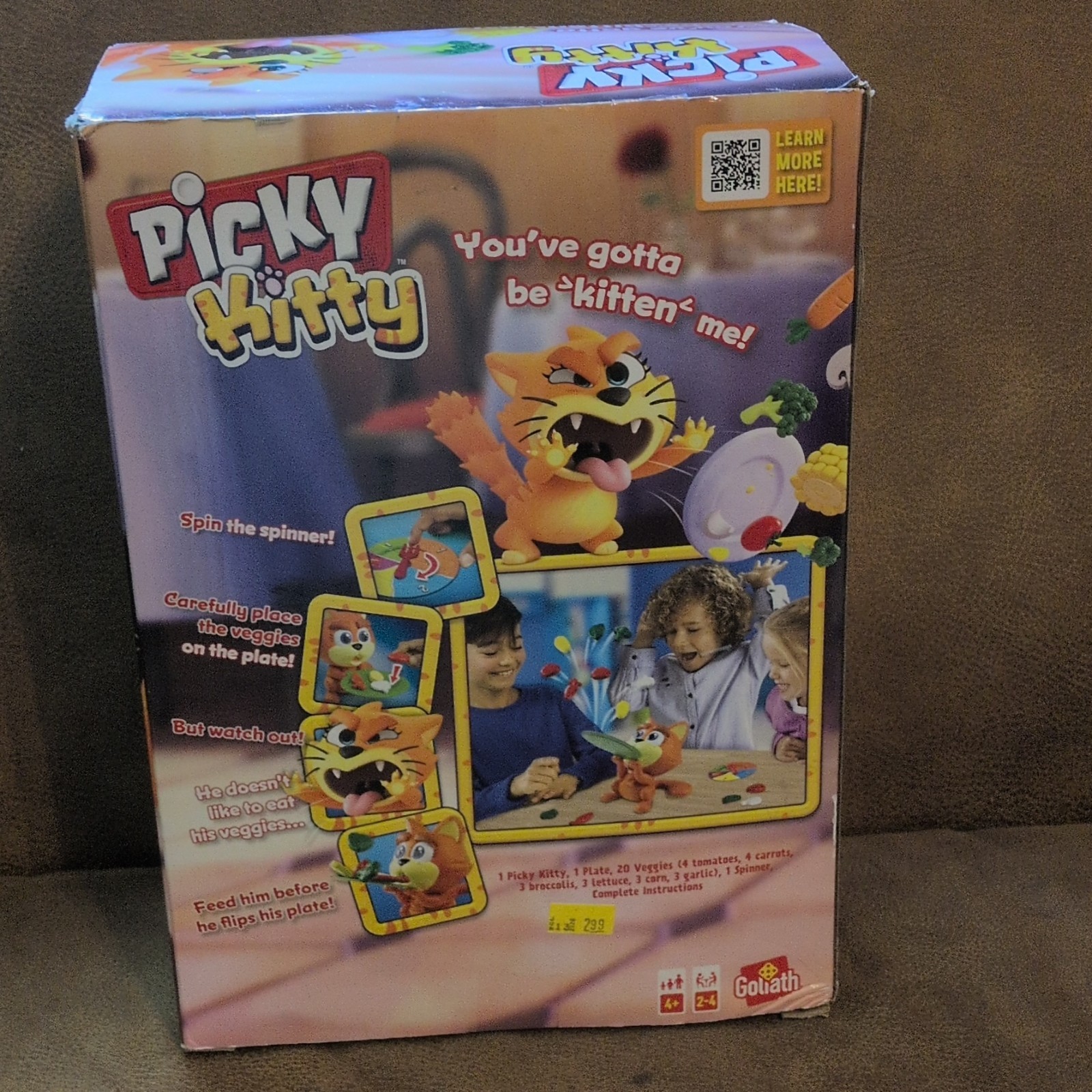 Goliath Picky Kitty Children’s Game Spinner 2-4 Players Ages 4+