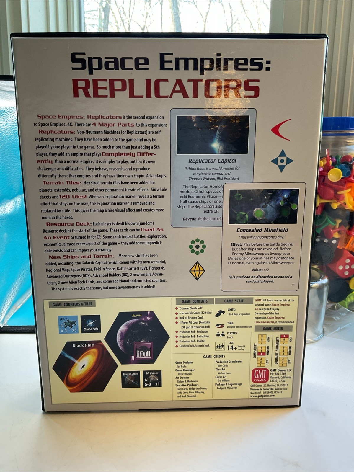 2017 – Space Empires: Replicators GMT Games GMT1717; OPENBOX – UNPUNCHED 🔥👀