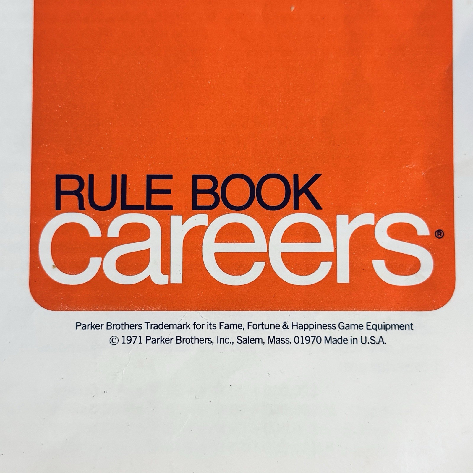 1971 Game Of Careers Fame Fortune Happiness By Parker Brothers – Incomplete