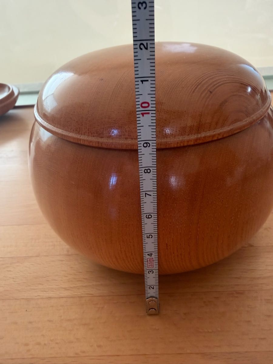 High-quality wooden go bowls & go stone case made from natural precious wood