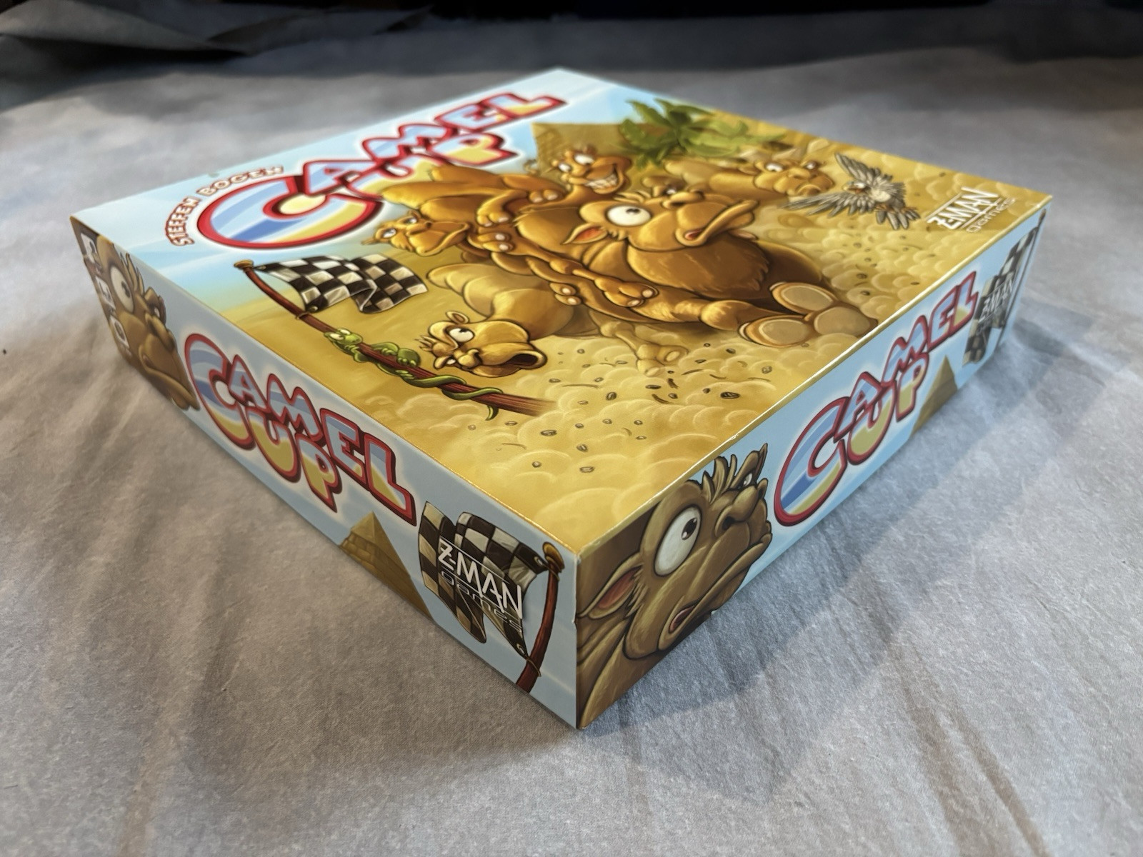 Camel Up / Cup Board Game – 100% Complete – Z-Man Games – Stephen Bogen Clean