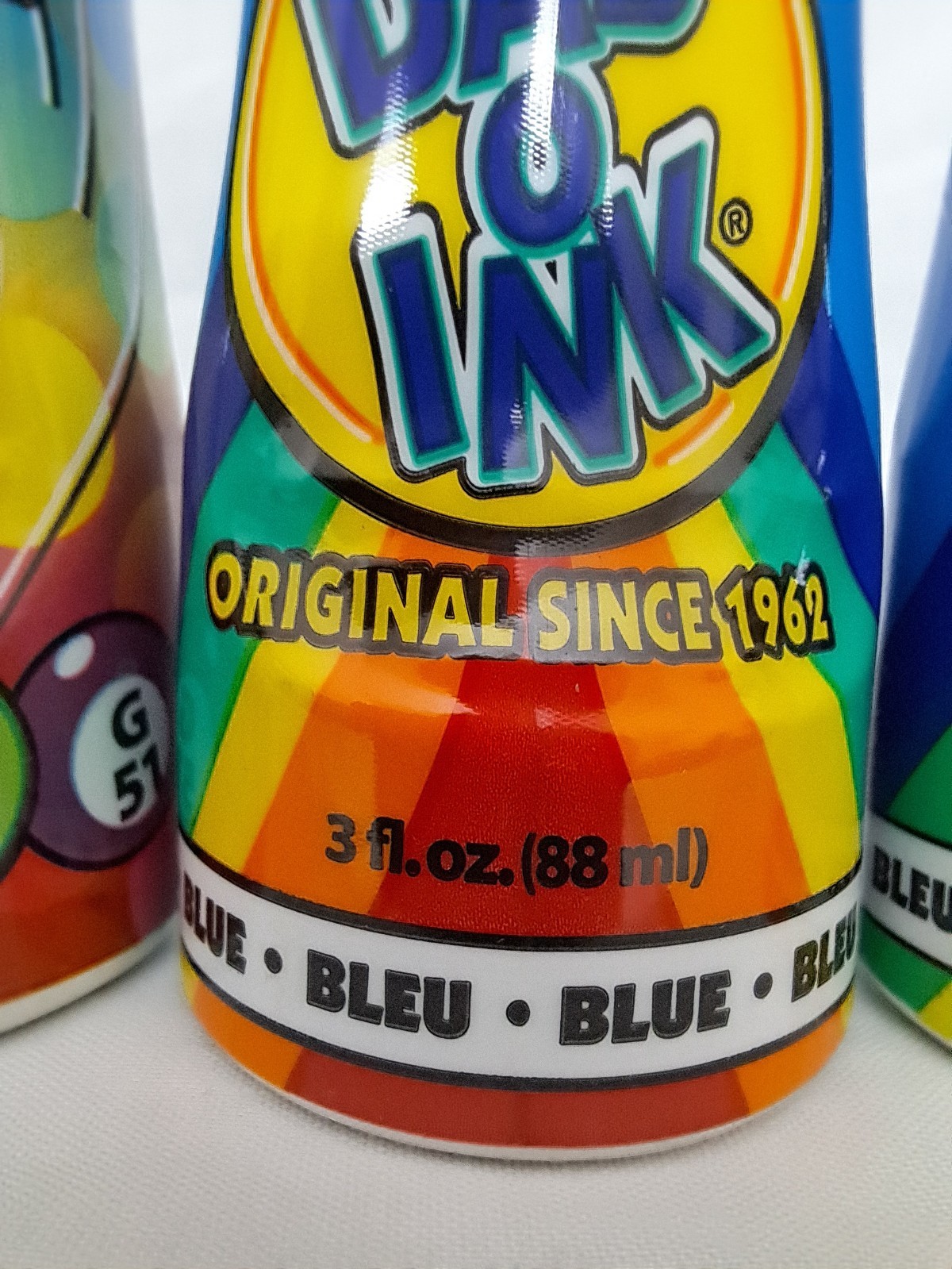 Dab-O-Ink Bingo Marker Daubers / Dabbers Card Marker Blue 3 fl oz Made in USA