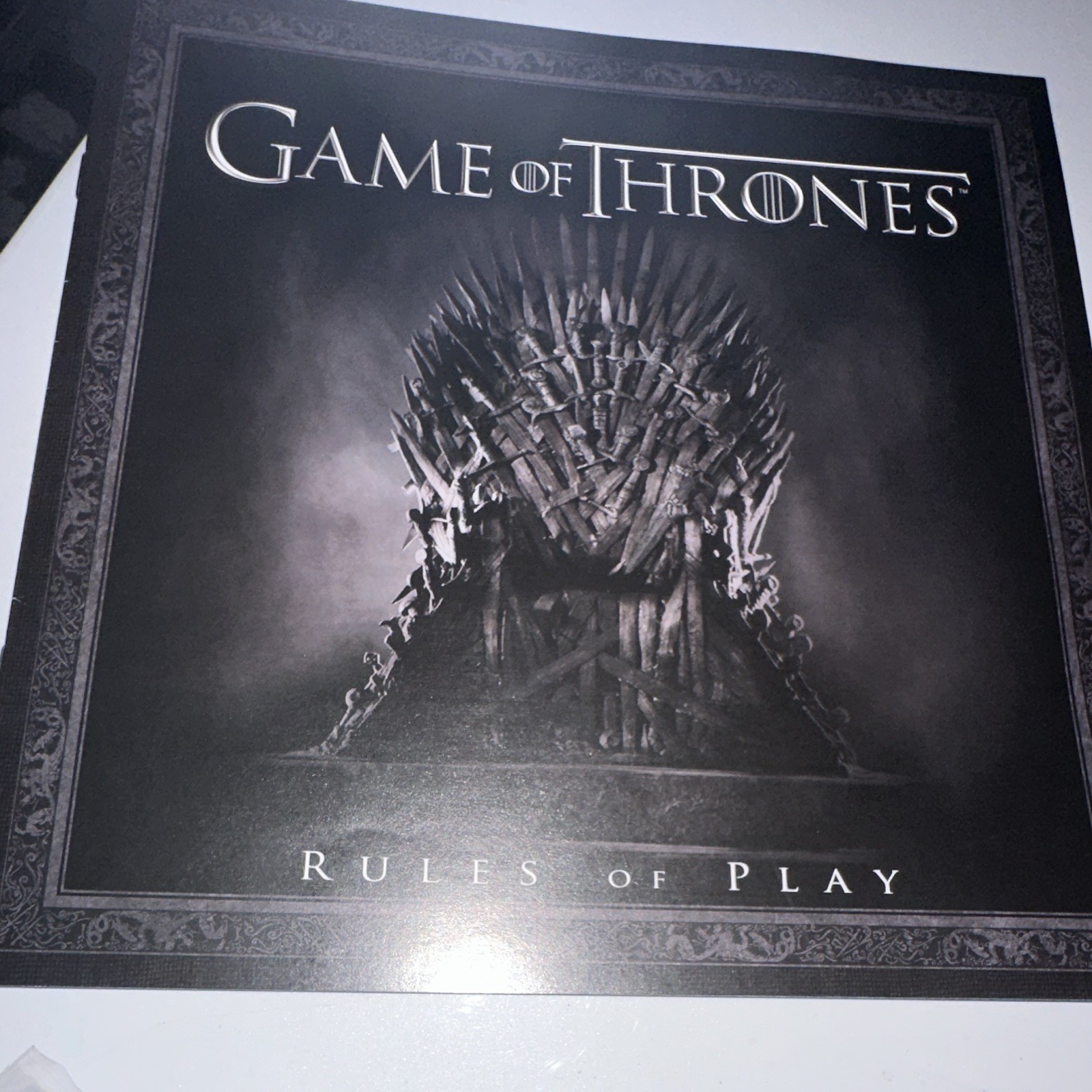 HBO Game of Thrones Board Game Complete Game Cards 2+ Players 17+