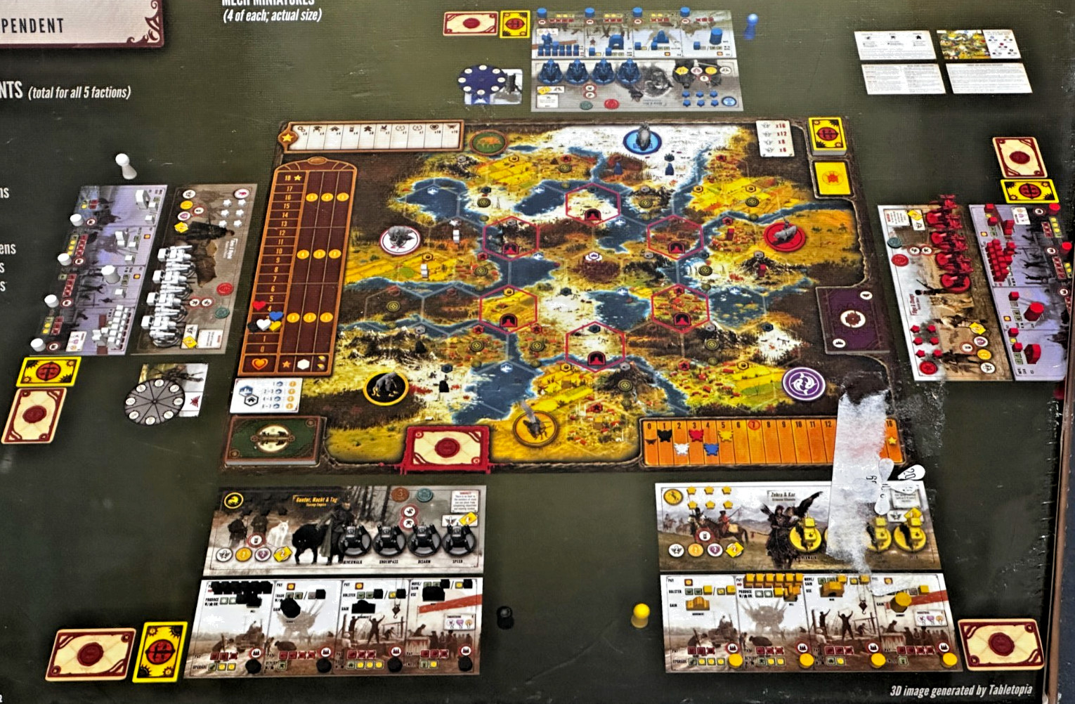 Stonemaier Games SCYTHE Board Game STM600 1-5 Players 115 Minutes – NEW Sealed