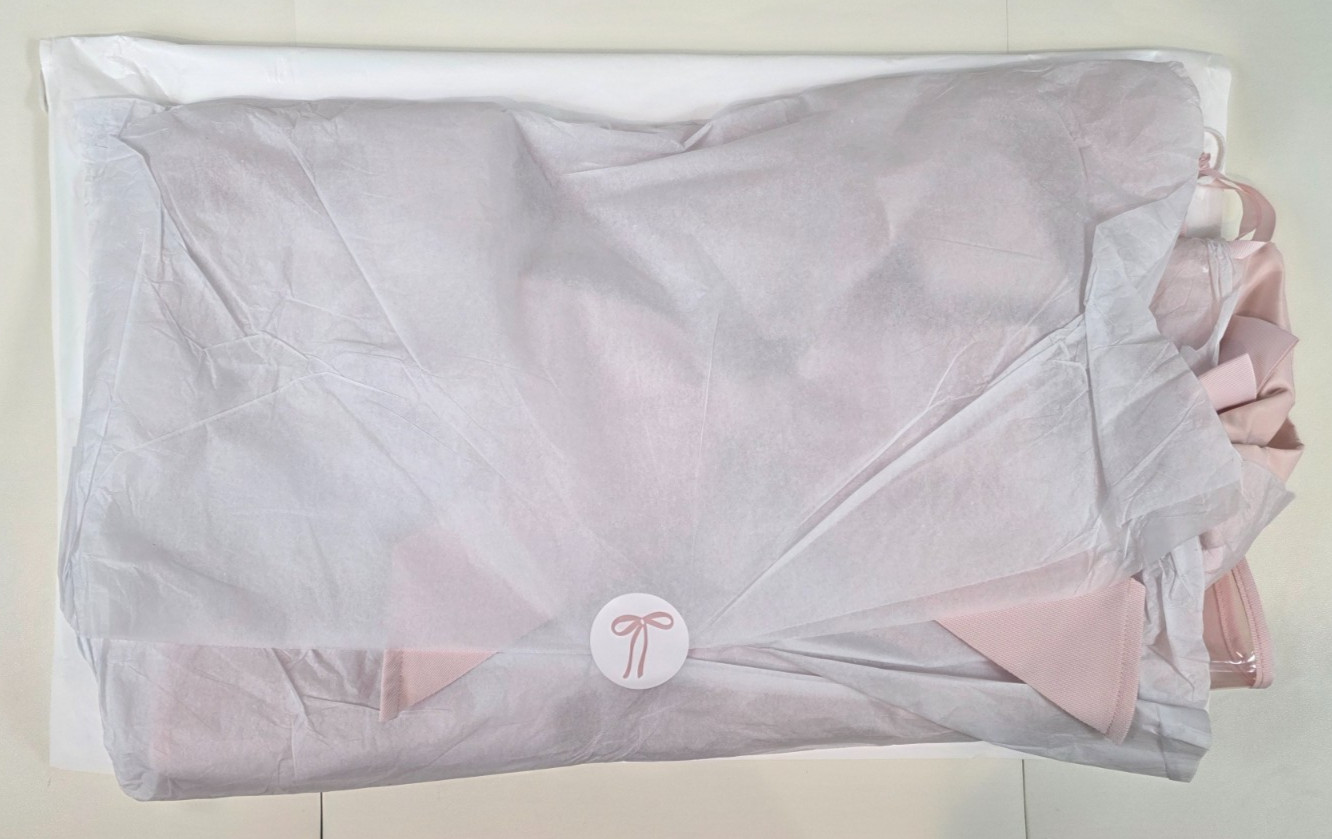 Case-Mate Mahjong Jelly Tote Set Ballet Pink Bow 4-Piece Clear Bag Rack Sleeve