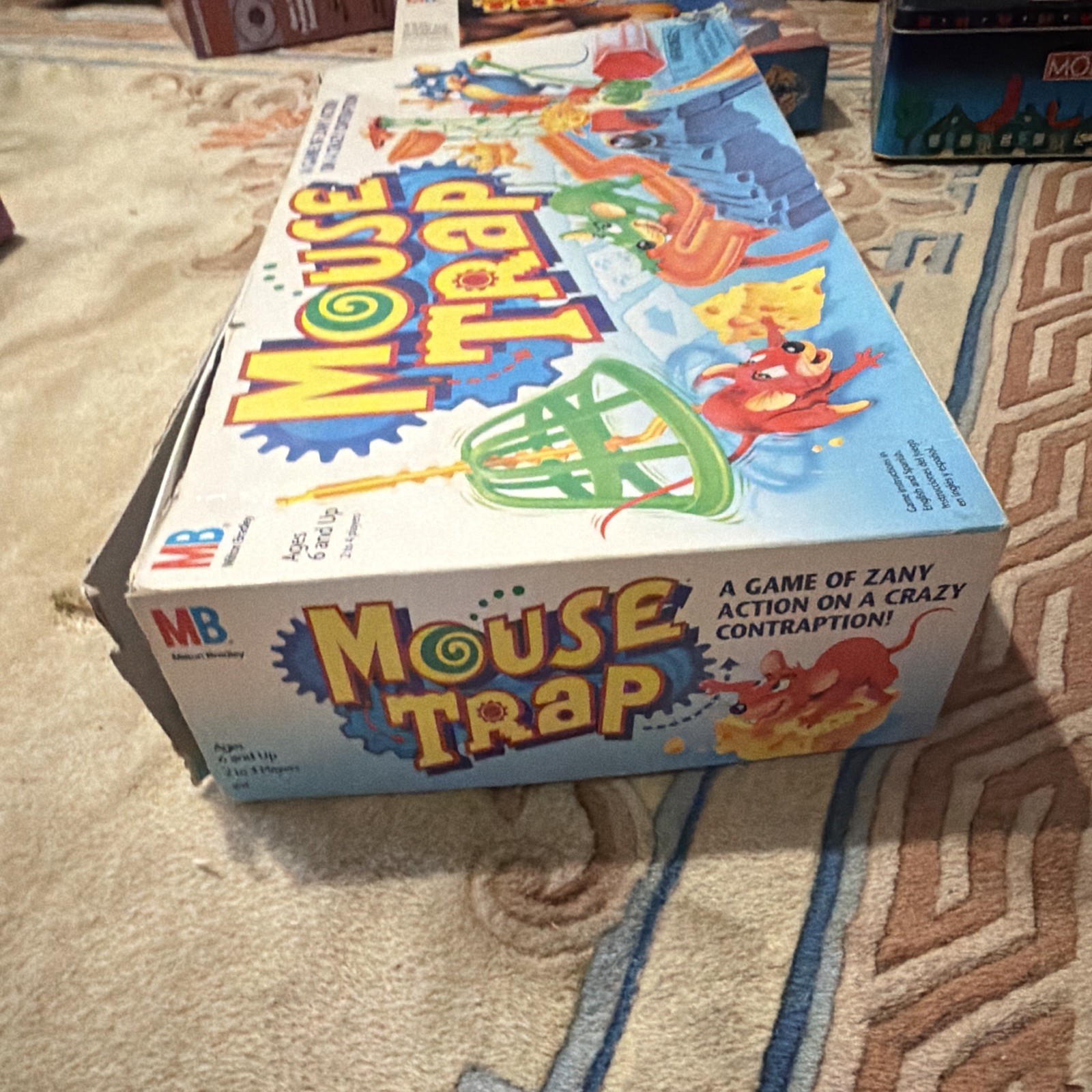 Milton Bradley Mouse Trap Action Board Game Complete 2-4 Players Ages 6+