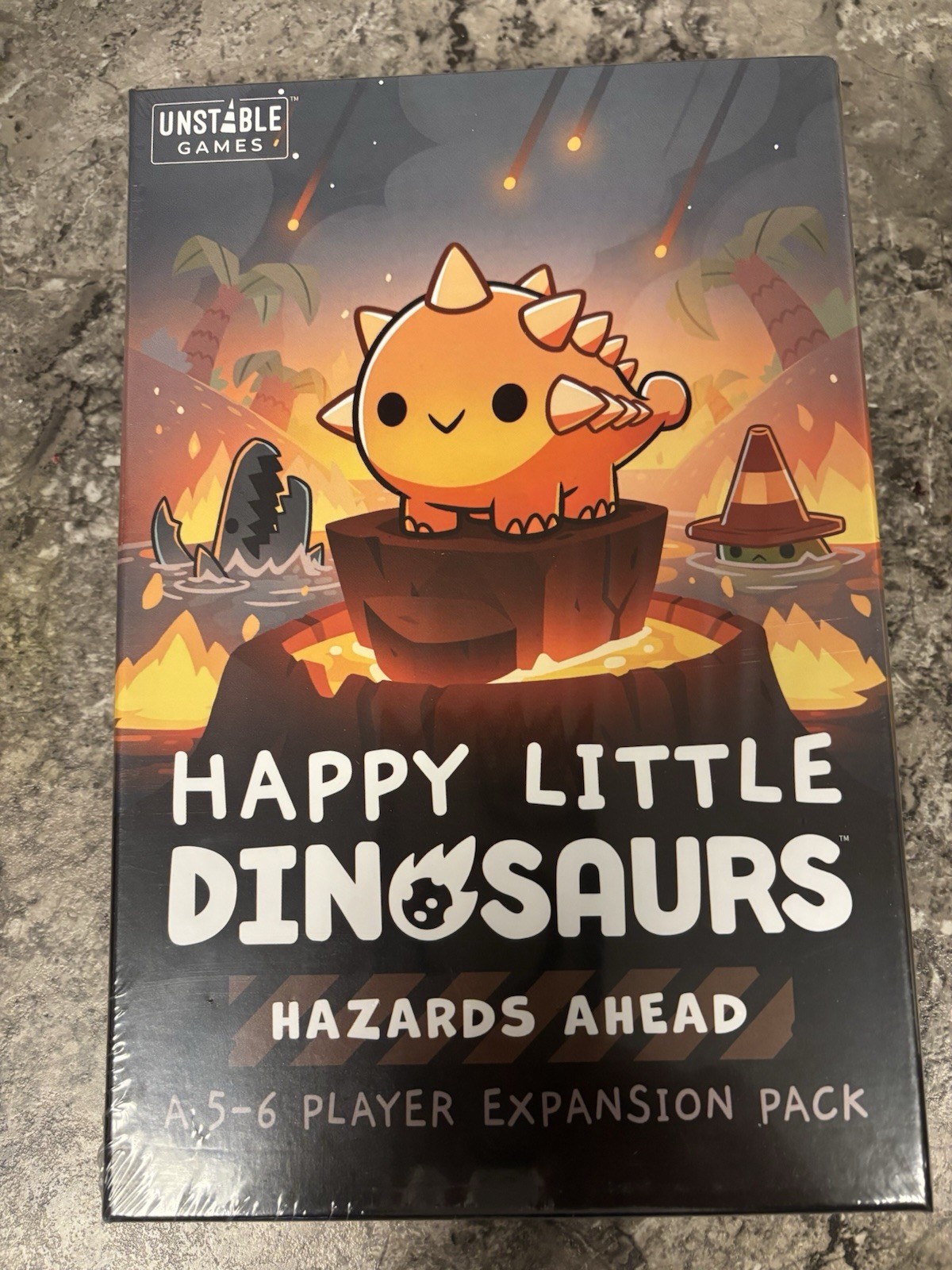 Happy Little Dinosaurs Hazards Ahead Expansion Game for Tabletop Gameplay