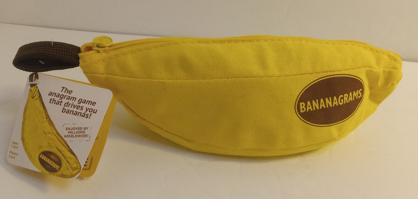 2018 Bananagrams Anagram Word Tile Game That Will Drive You Bananas! COMPLETE