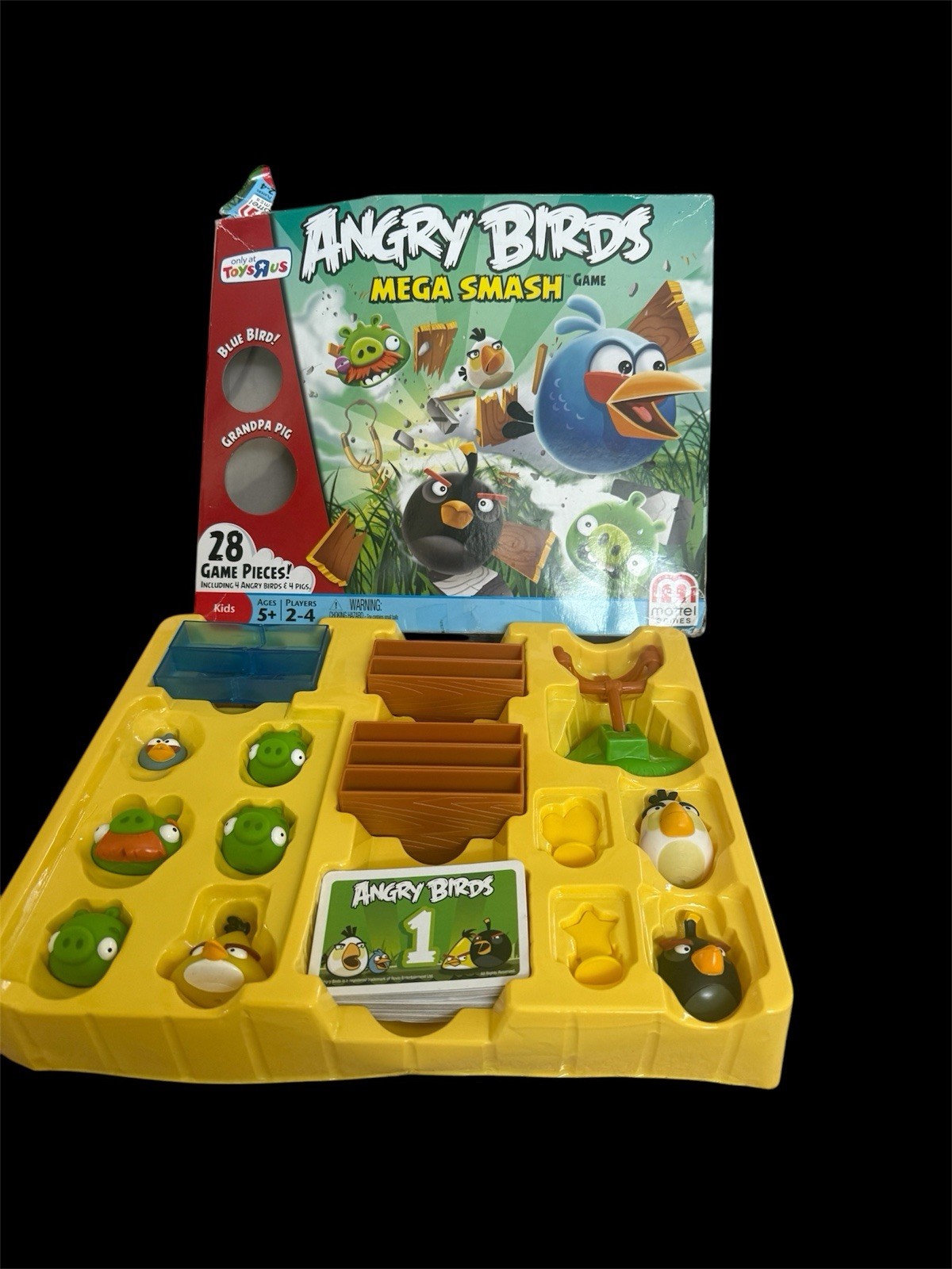 ANGRY BIRDS Mega Smash Game Mattel RARE Toys R Us Exclusive In Box HTF