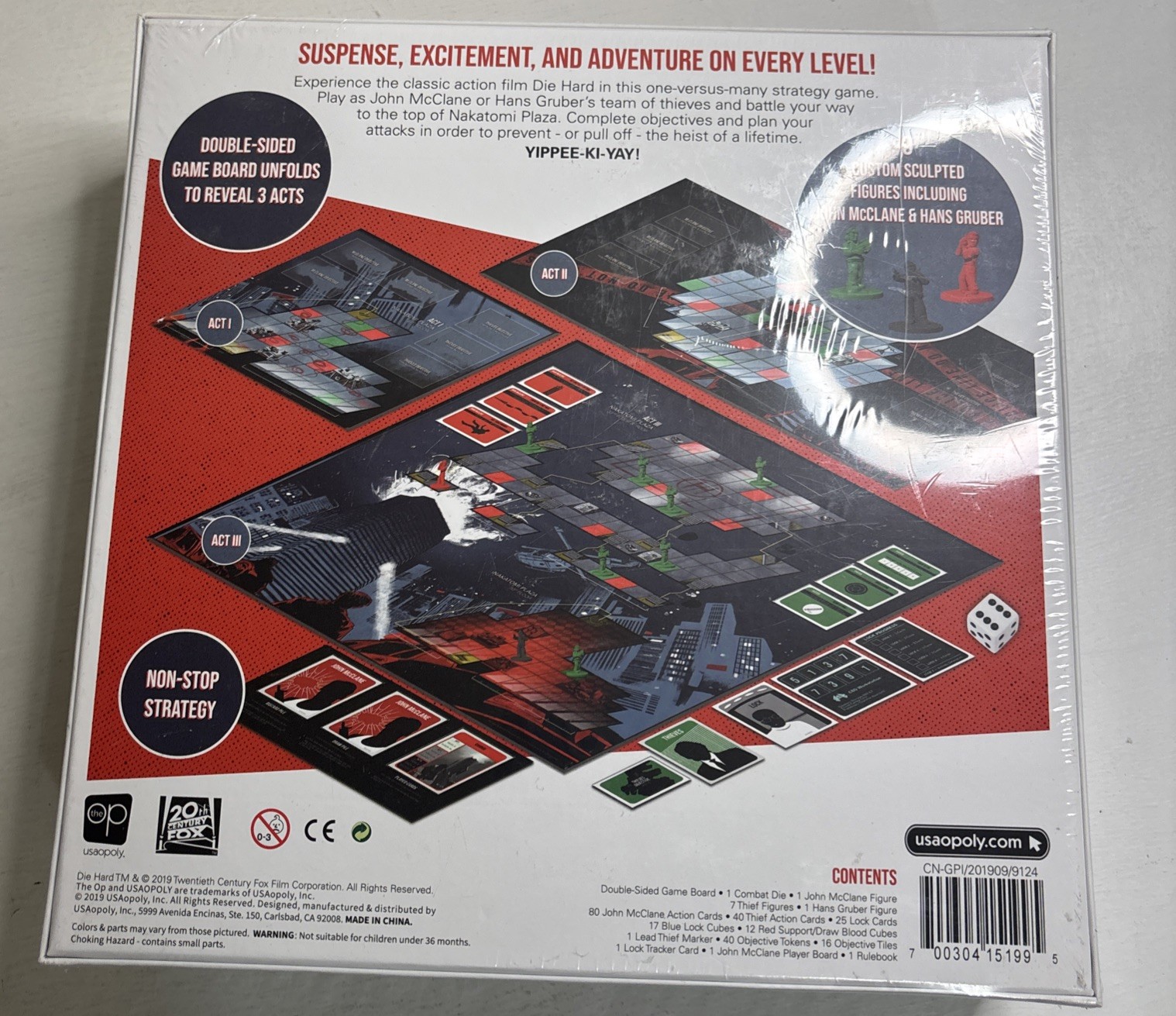 Die Hard The Nakatomi Heist Board Game Christmas Movie *Brand New* *Sealed*
