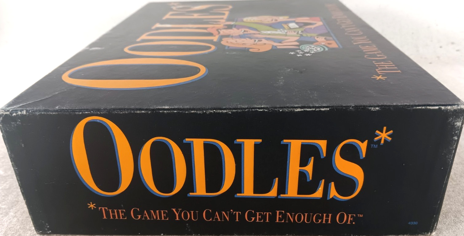 Oodles Board Game Family Card Game 1992 Vintage Milton Bradley