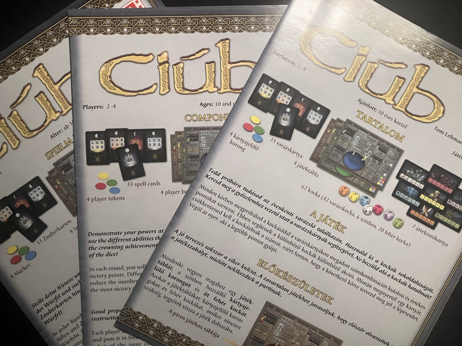 Ciub Amigo Boardgame (2014 Ed) Box VG+/NM