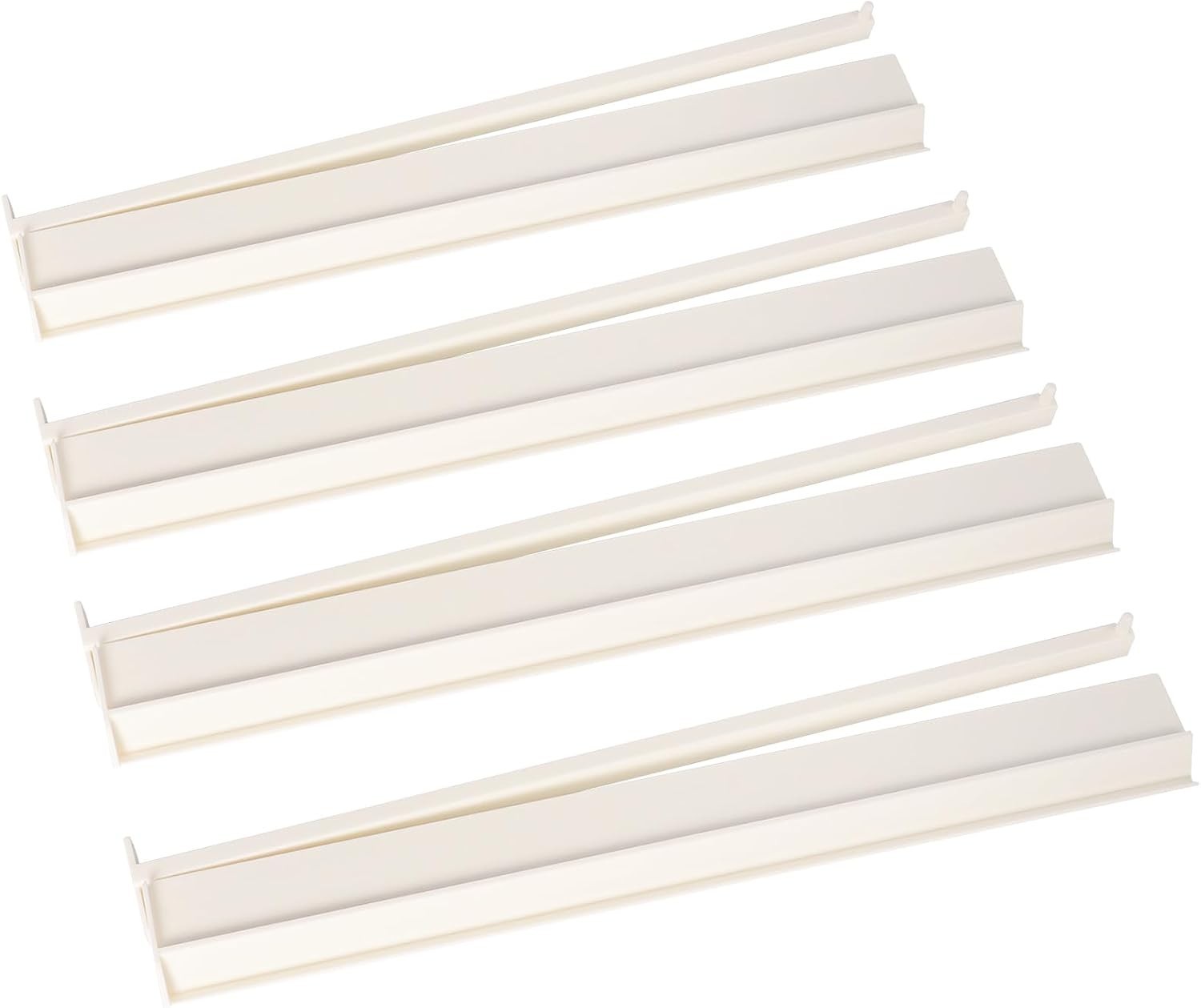 4PCS Mahjong Racks with Pushers White, American Mahjong All-in-one Tile Rack