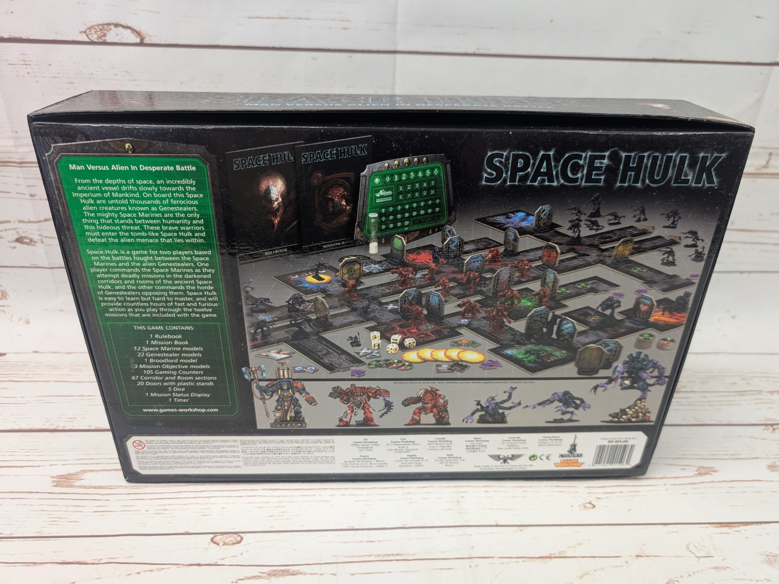 Space Hulk 2009 Warhammer 40k Games Workshop Sci Fi Skirmish Board Game Minis