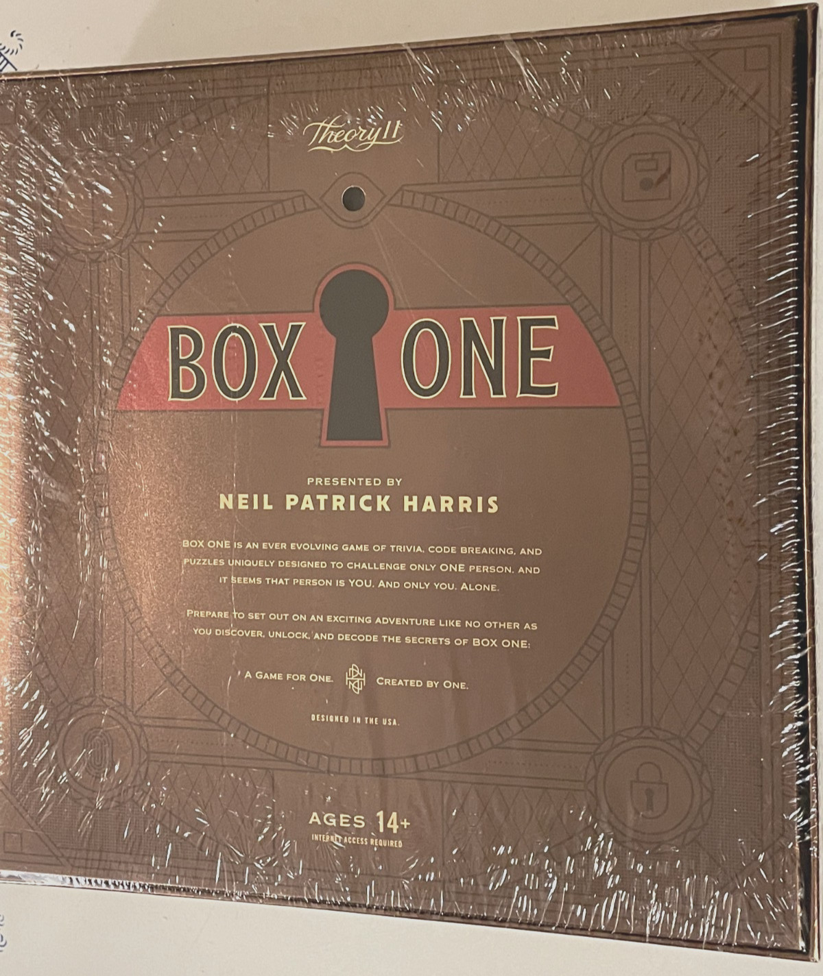 Box One Game For One -Presented By Neil Patrick Harris 14+ BRAND NEW / SEALED!
