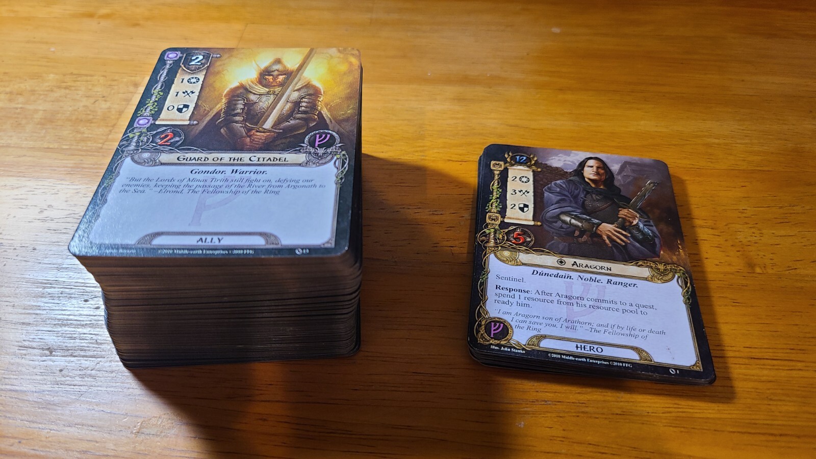 The Lord of the Rings: The Card Game – LCG – Core Set Hero and Player Cards